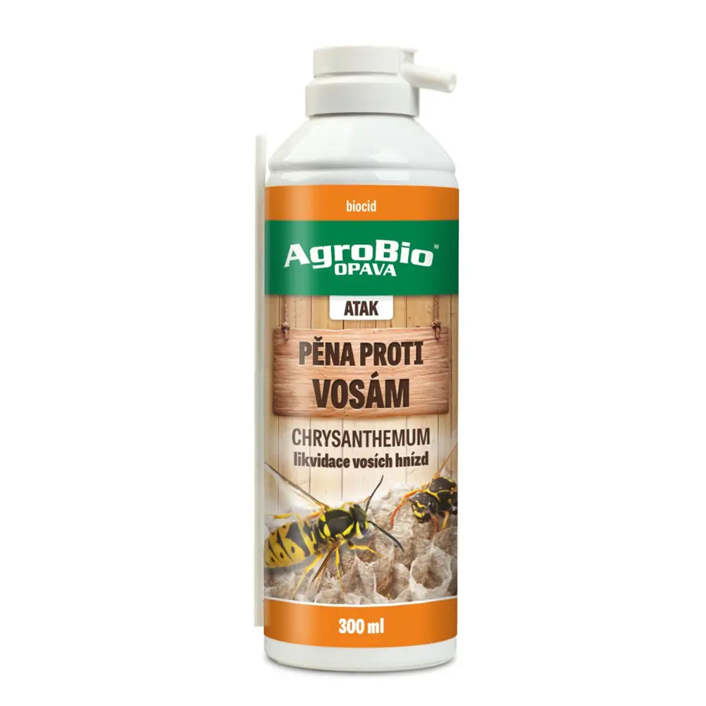 AgroBio ATAK Pěna proti vosám Chrysanthemum 300 ml