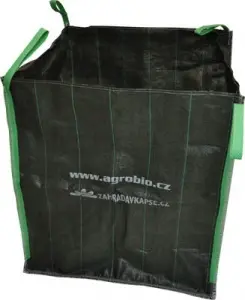 AgroBio Vak na zahradní odpad 90x90x100cm- Zelený