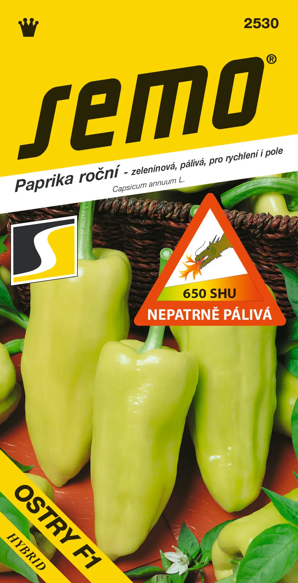 SEMO Paprika Ostry F1 - pálivá
