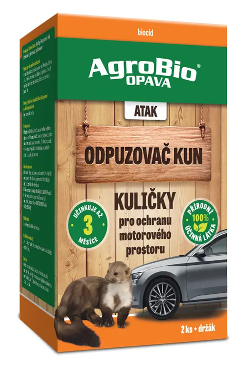 AgroBio ATAK Kuličky proti kunám 2 ks