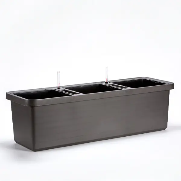 Plastia Velkoobjemový truhlík Berberis TRIO 117 cm - antracit 190224