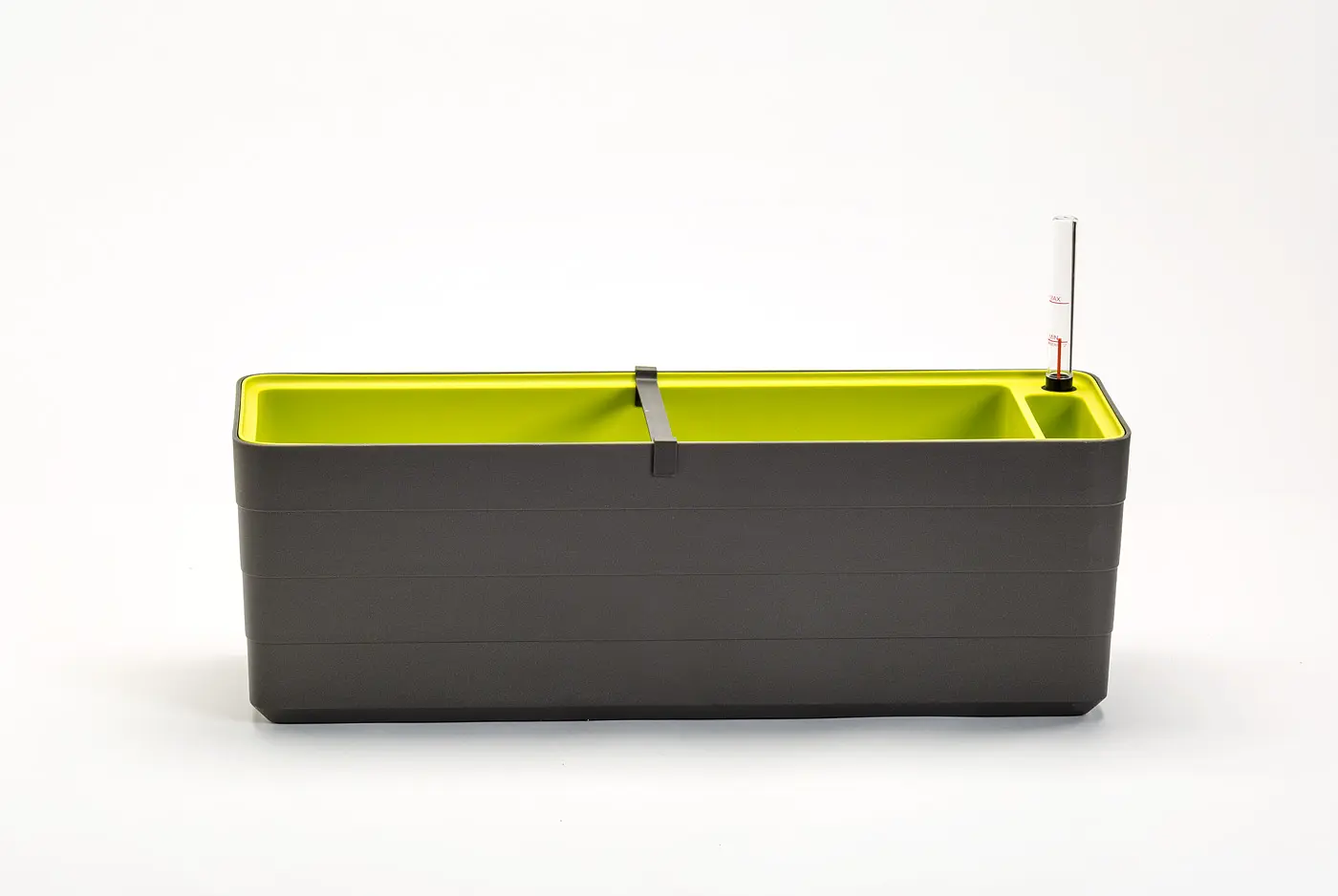 Plastia Samozavlažovací truhlík Berberis antracit/zelená 60 cm 60 cm 19,5 cm