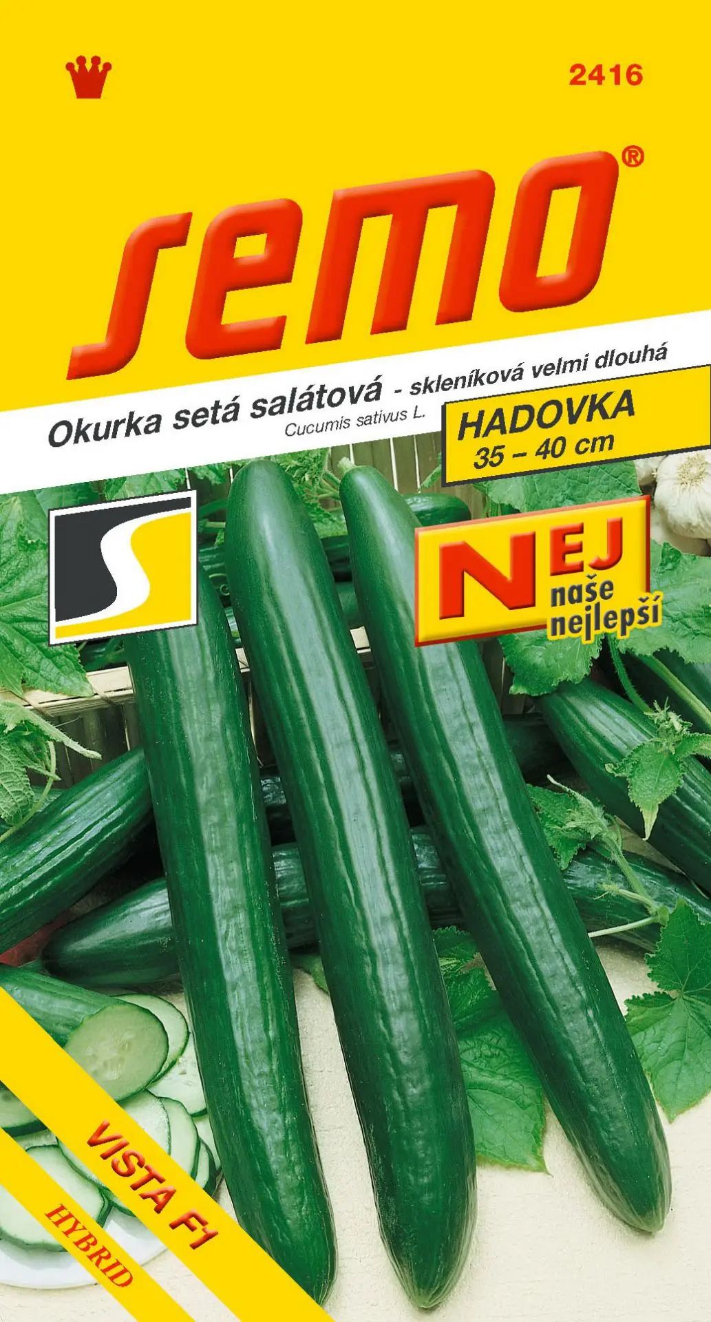 SEMO Okurka setá salátová hadovka Vista F1