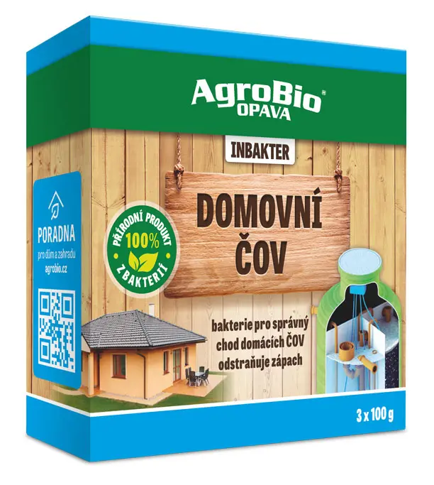AgroBio INBAKTER Domovní ČOV 3 x 100 g