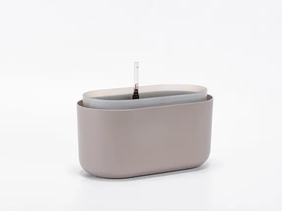 Plastia Samozavlažovací truhlík Tolita taupe 31 cm