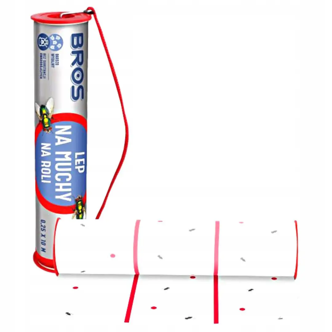 BROS Mucholapka na roli 0,25 m x 10 m
