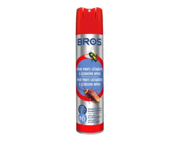 BROS Sprej proti létajícímu a lezoucímu hmyzu 400 ml
