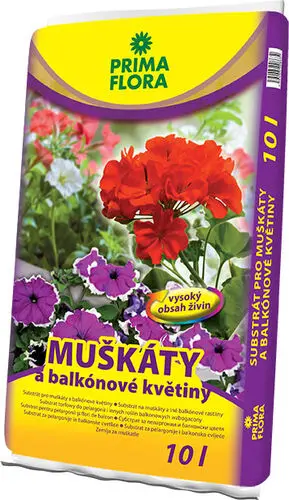 AGRO CS PRIMAFLORA Substrát pro muškáty 10 l