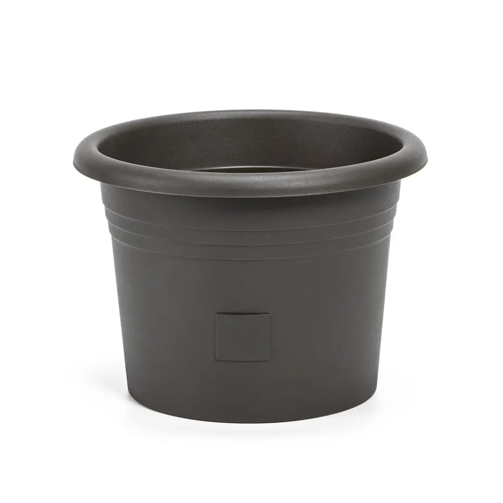 Plastia Samozavlažovací květináč Narza antracit 40 cm