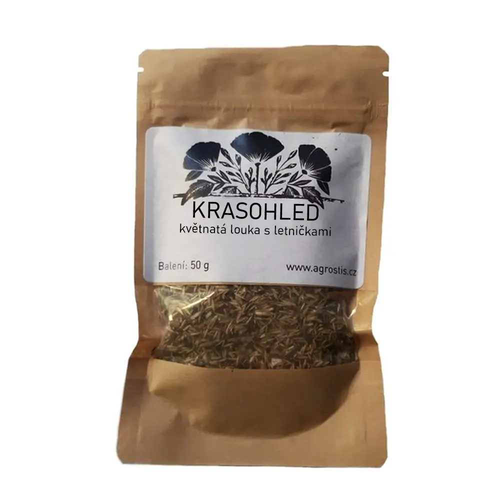 Agrostis Trávníky KRASOHLED květnatá louka s letničkami směs osiv 50 g
