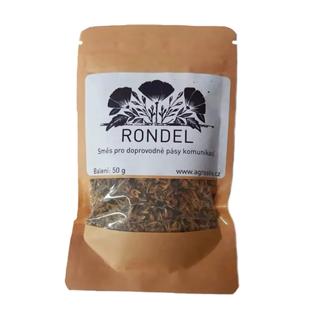 Agrostis Trávníky RONDEL směs osiv pro doprovodné pásy komunikací 50 g