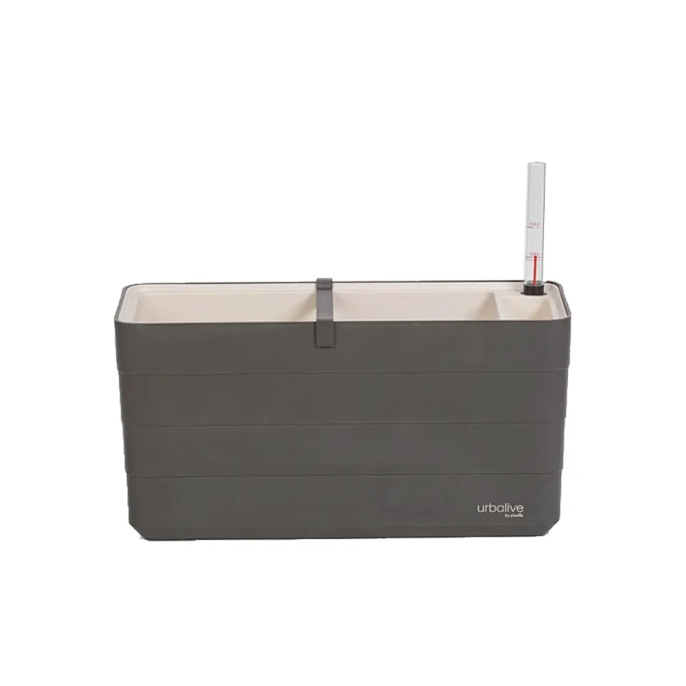 Plastia Samozavlažovací truhlík Berberis antracit/slonová kost 40 cm