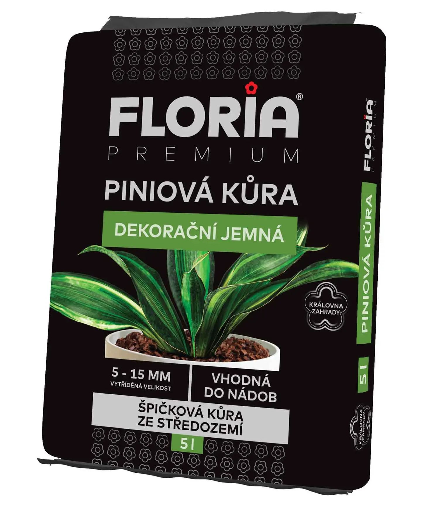AGRO CS FLORIA PREMIUM Piniová kůra JEMNÁ 5 l