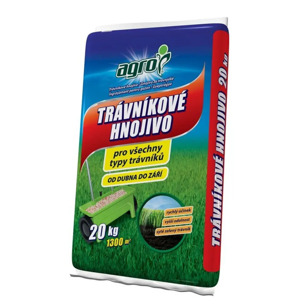 Agro trávníkové hnojivo 20 kg