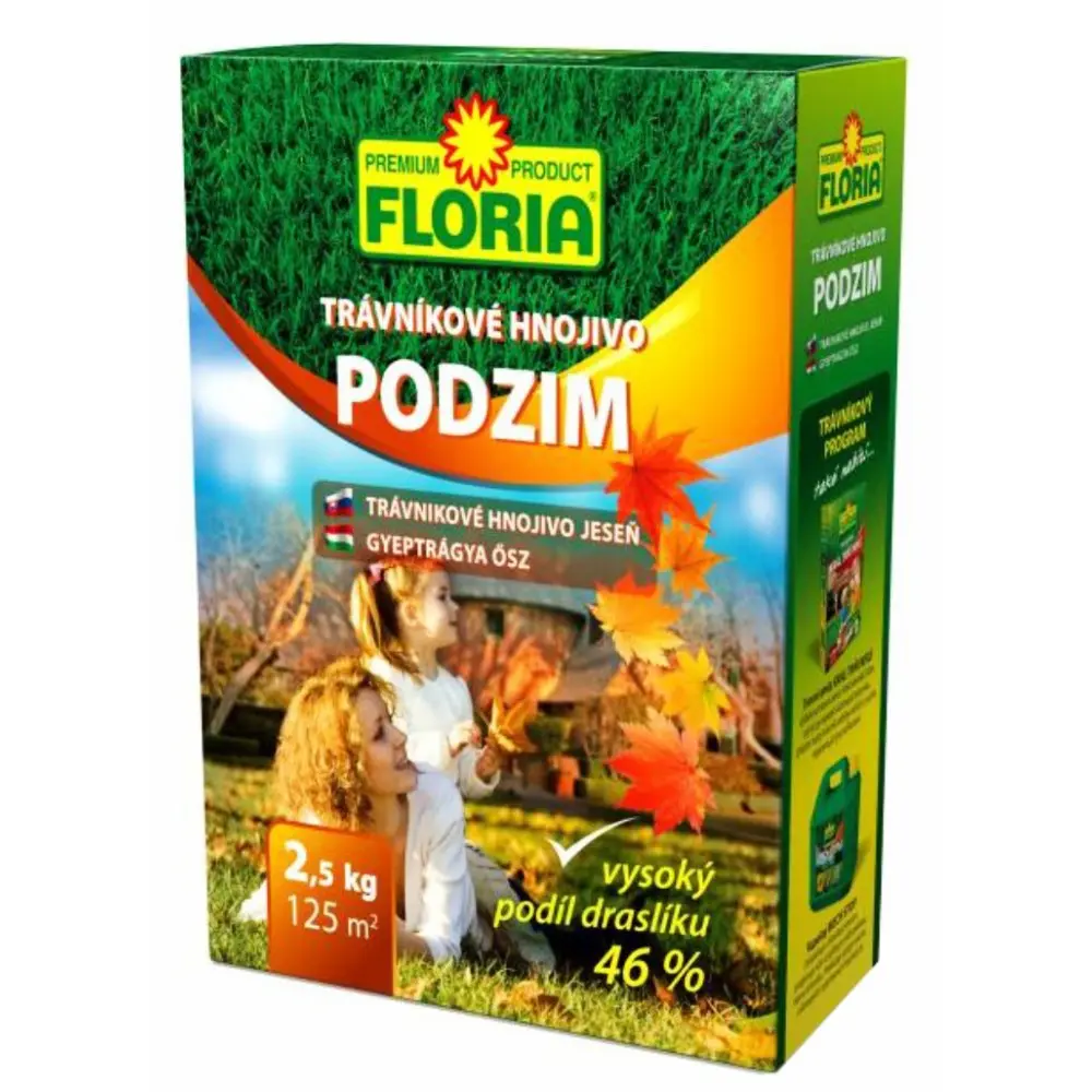 AGRO CS FLORIA Podzimní trávníkové hnojivo 2,5 kg