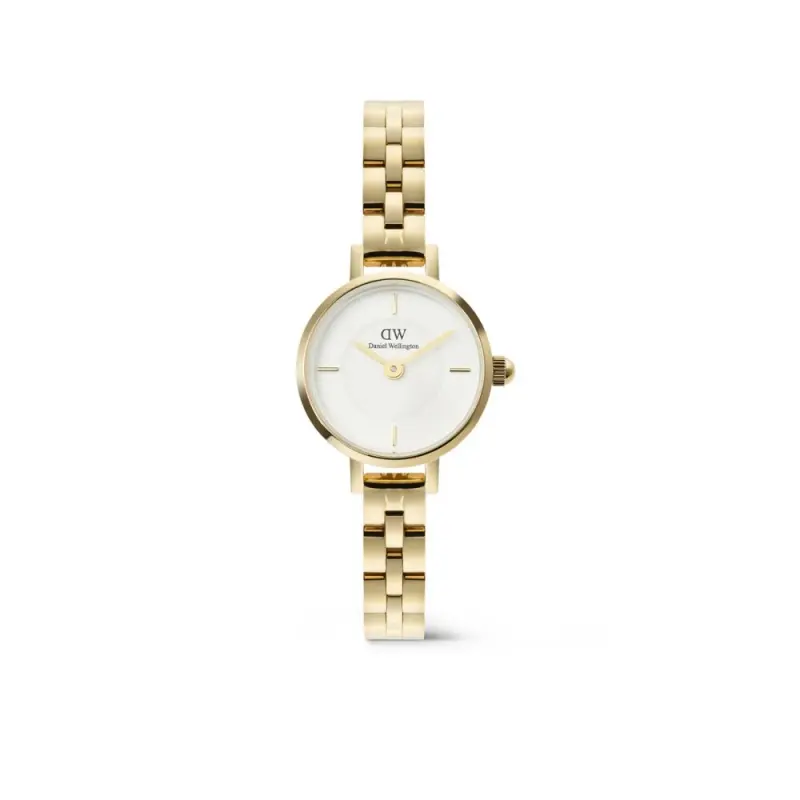 Daniel Wellington Petite Mini 19 Arch 3-Link White Gold DW00100855