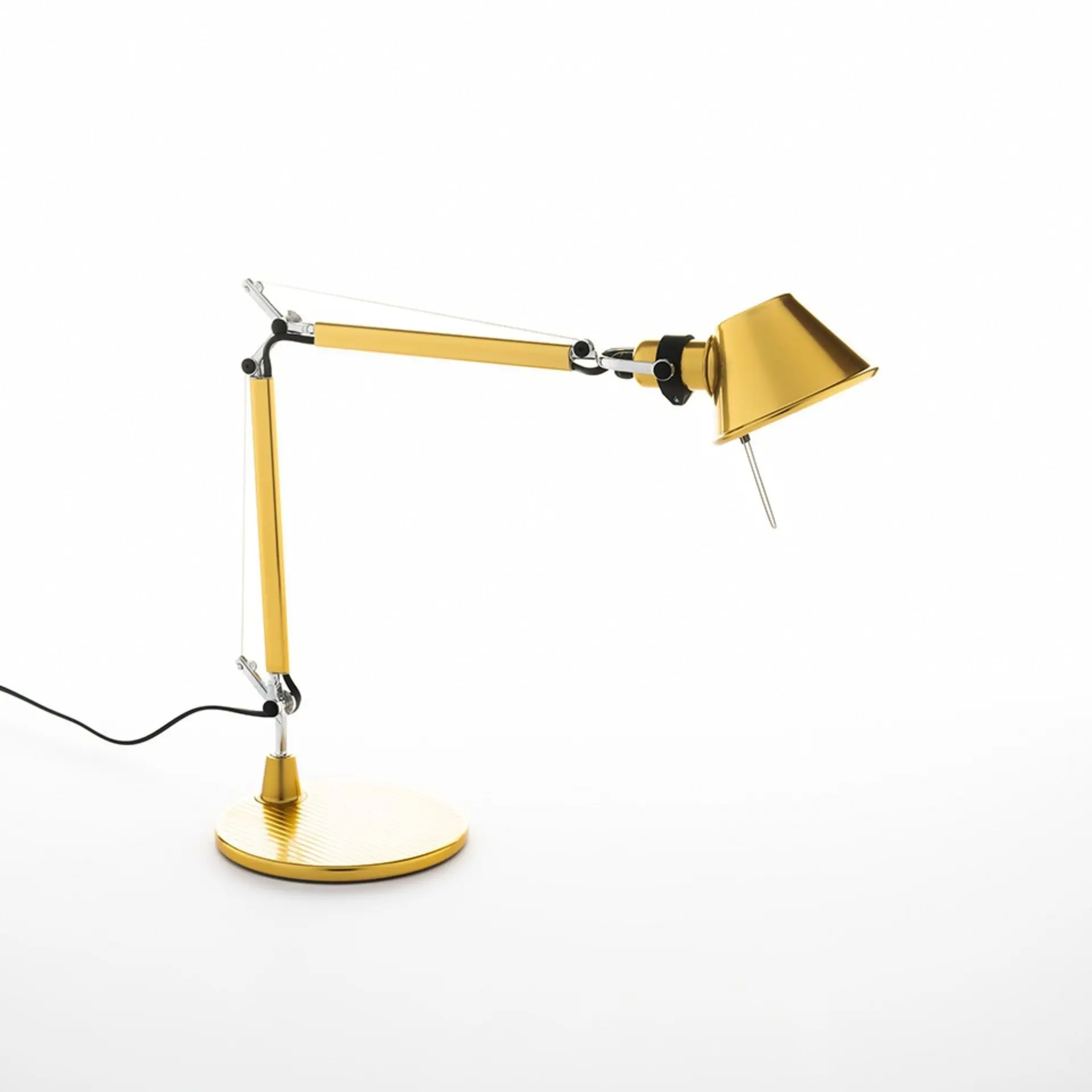 Artemide stolní lampa Tolomeo Micro Gold E14 max 6 W zlatá