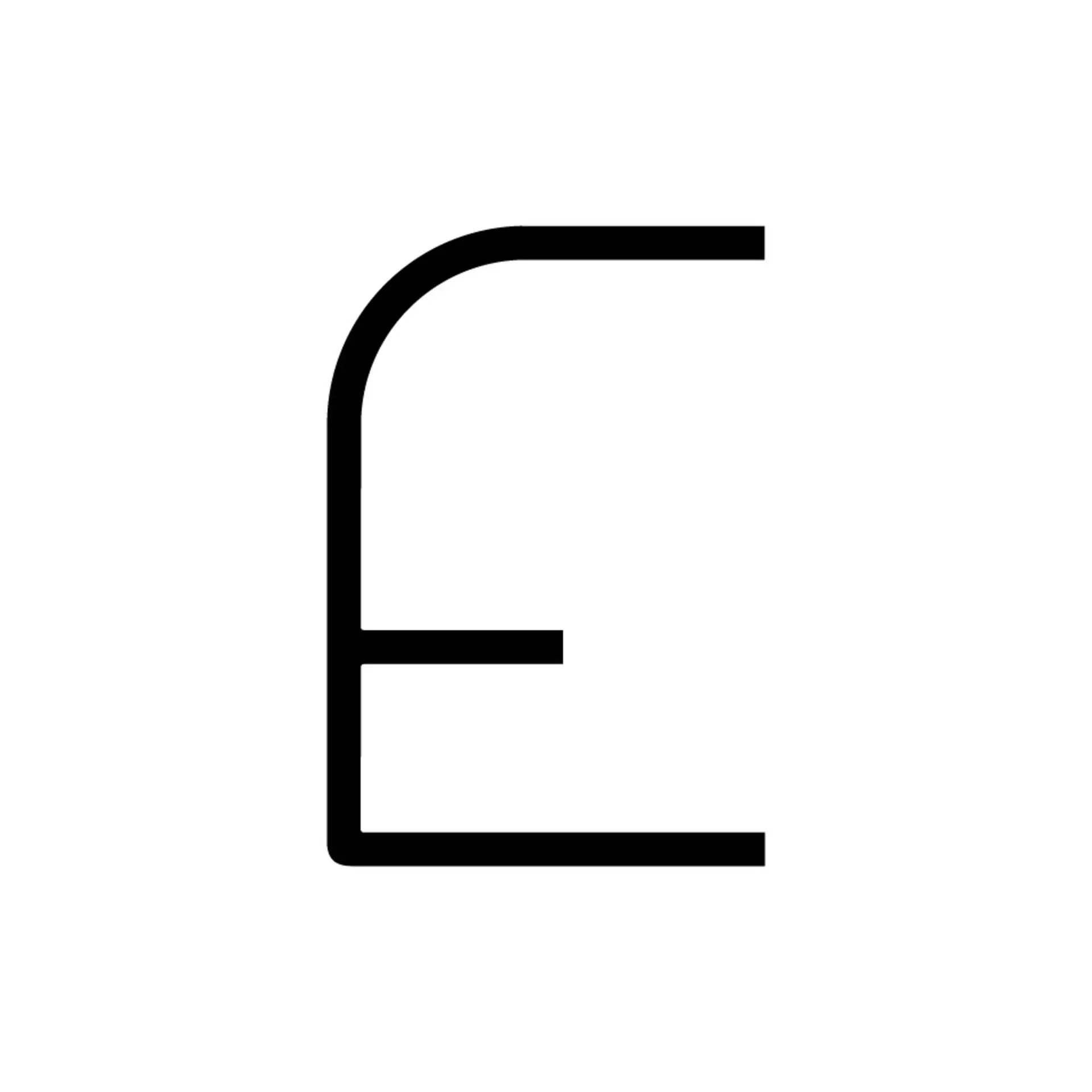AR 1201E00A Alphabet of Light - velké písmeno E - ARTEMIDE