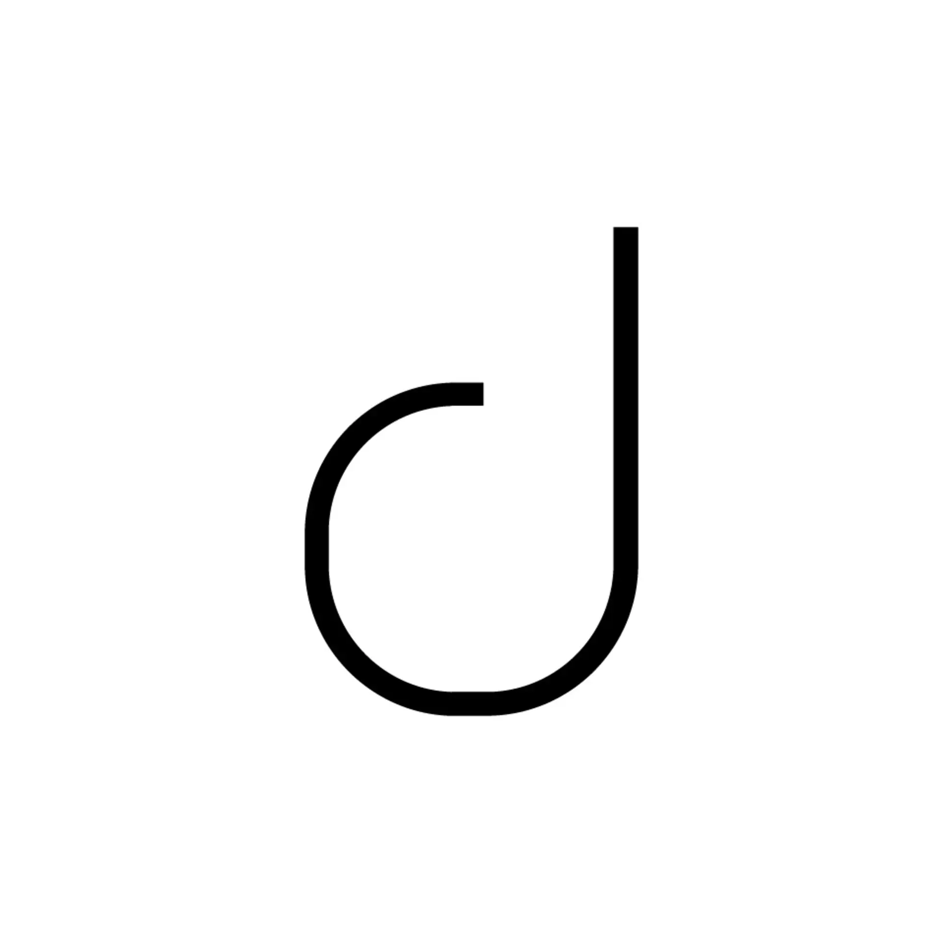 Artemide nástěnné LED svítidlo Alphabet of Light písmeno d 26 W 3000K