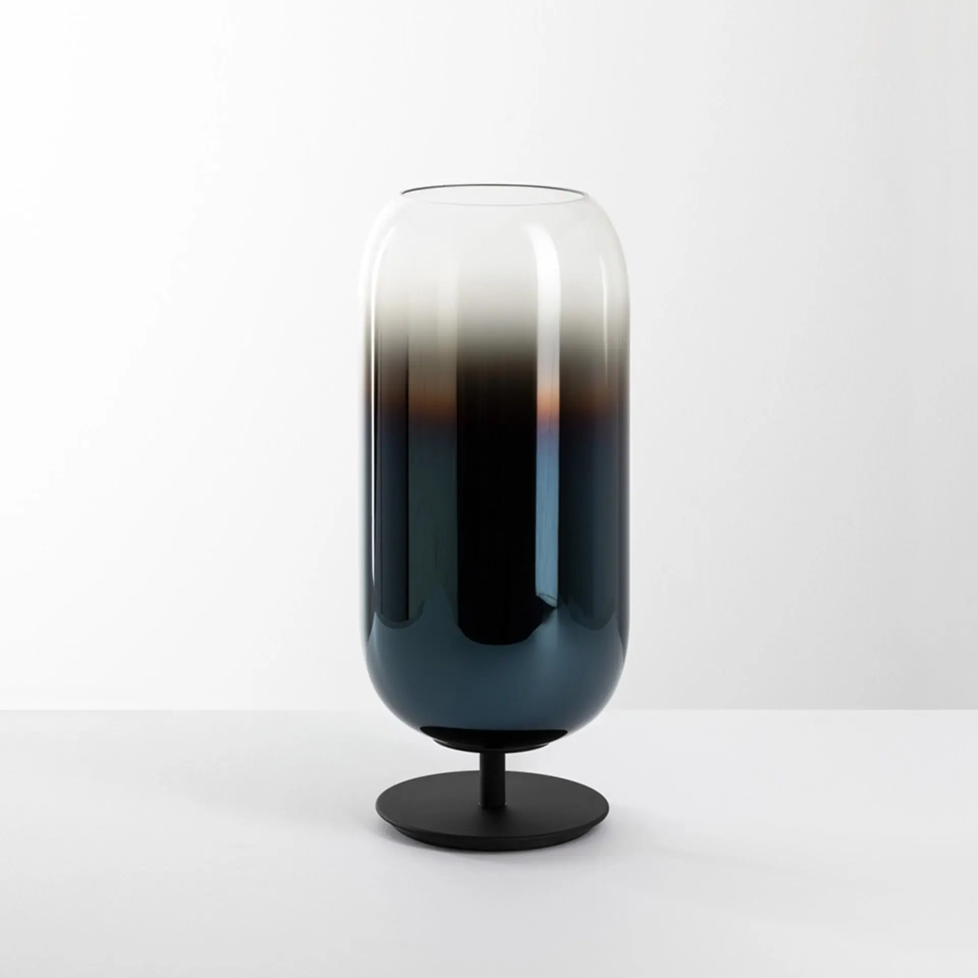 Artemide stolní lampa Gople E27 max. 20 W Design Collection černá/modrá