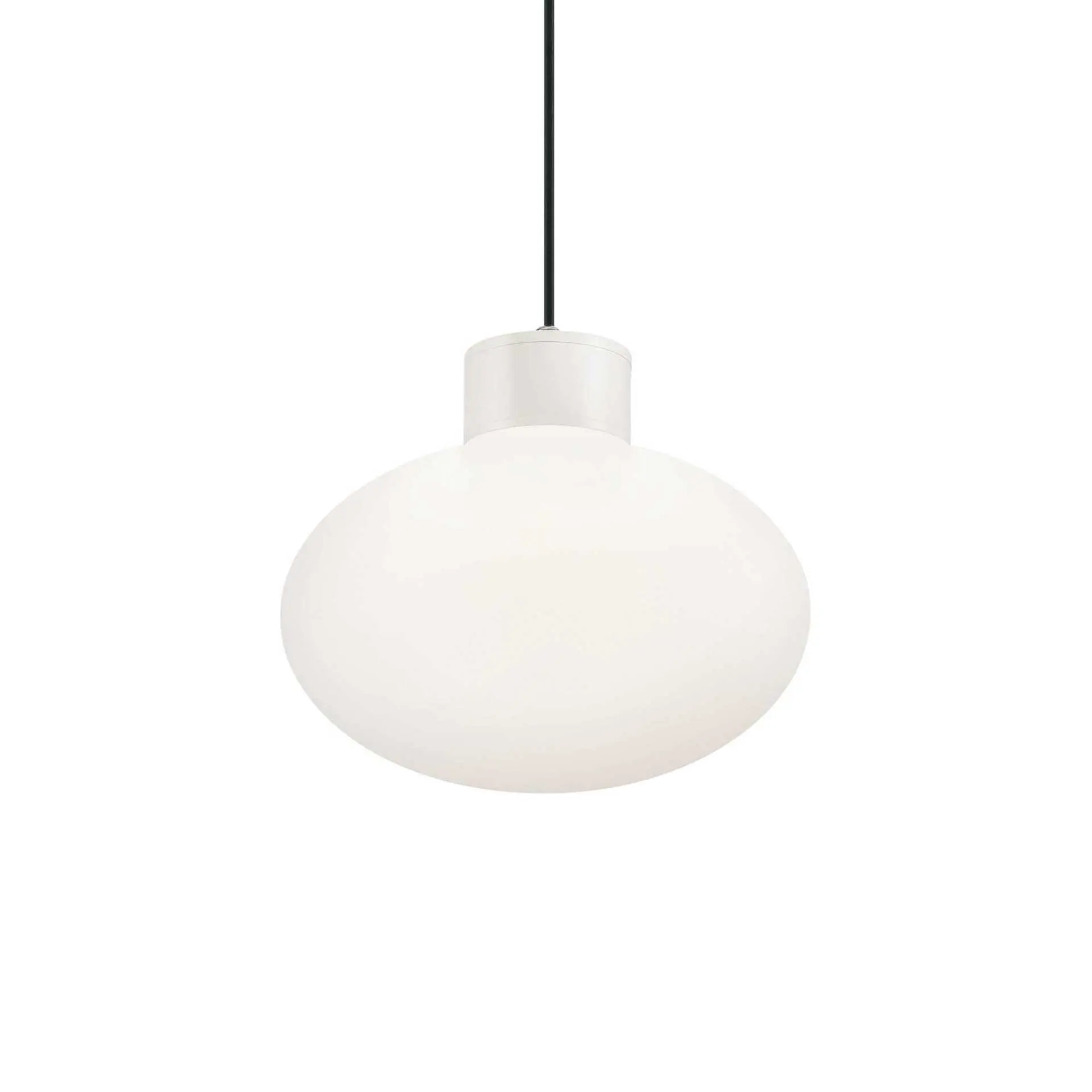 Venkovní závěsná základna Ideal Lux Clio MSP1 Bianco 144252 E27 1x60W IP44 9cm bílá