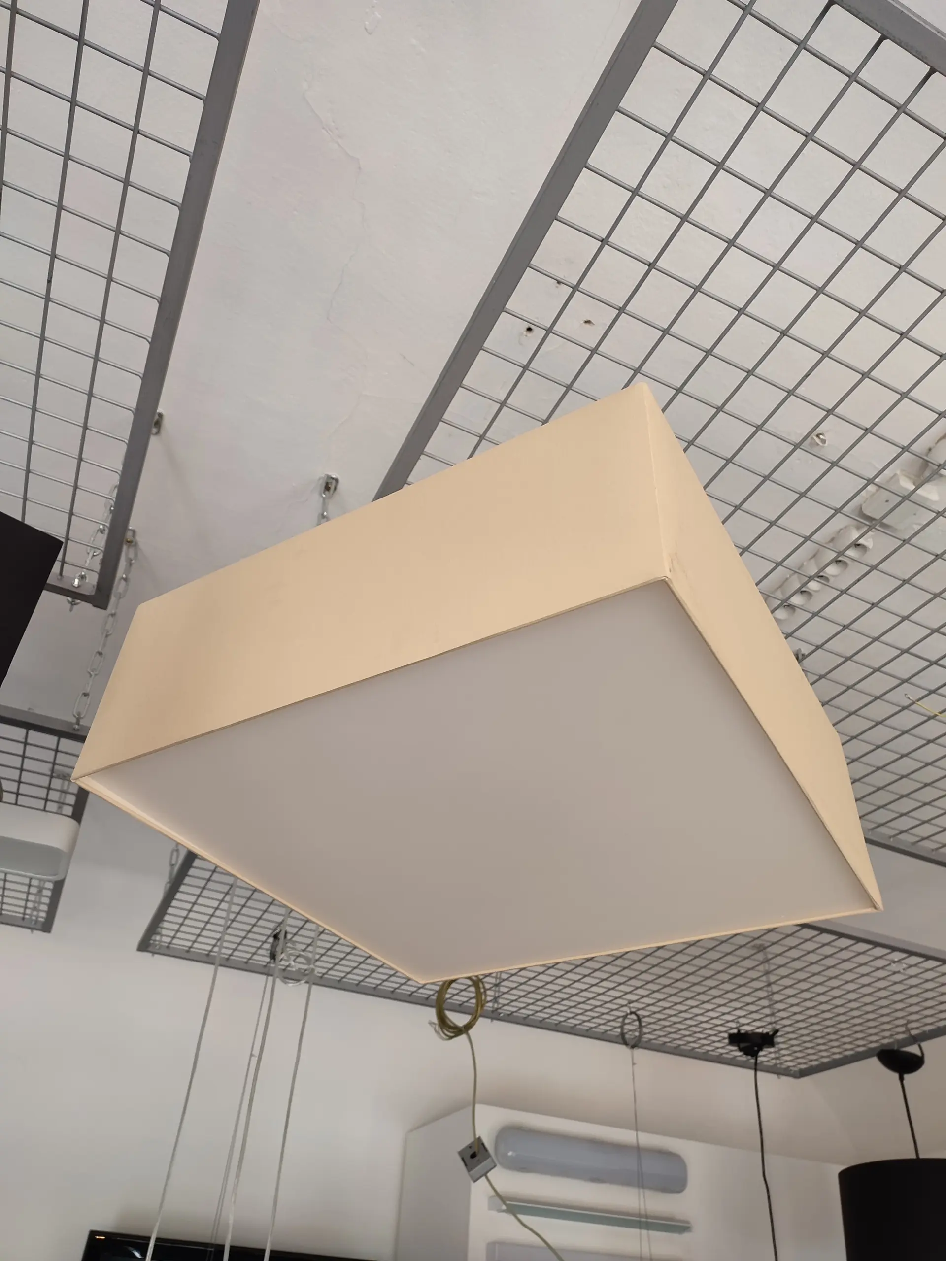 Aulix Výprodej vzorku Závěsné svítidlo látkové 55x55x20cm 3x E27
