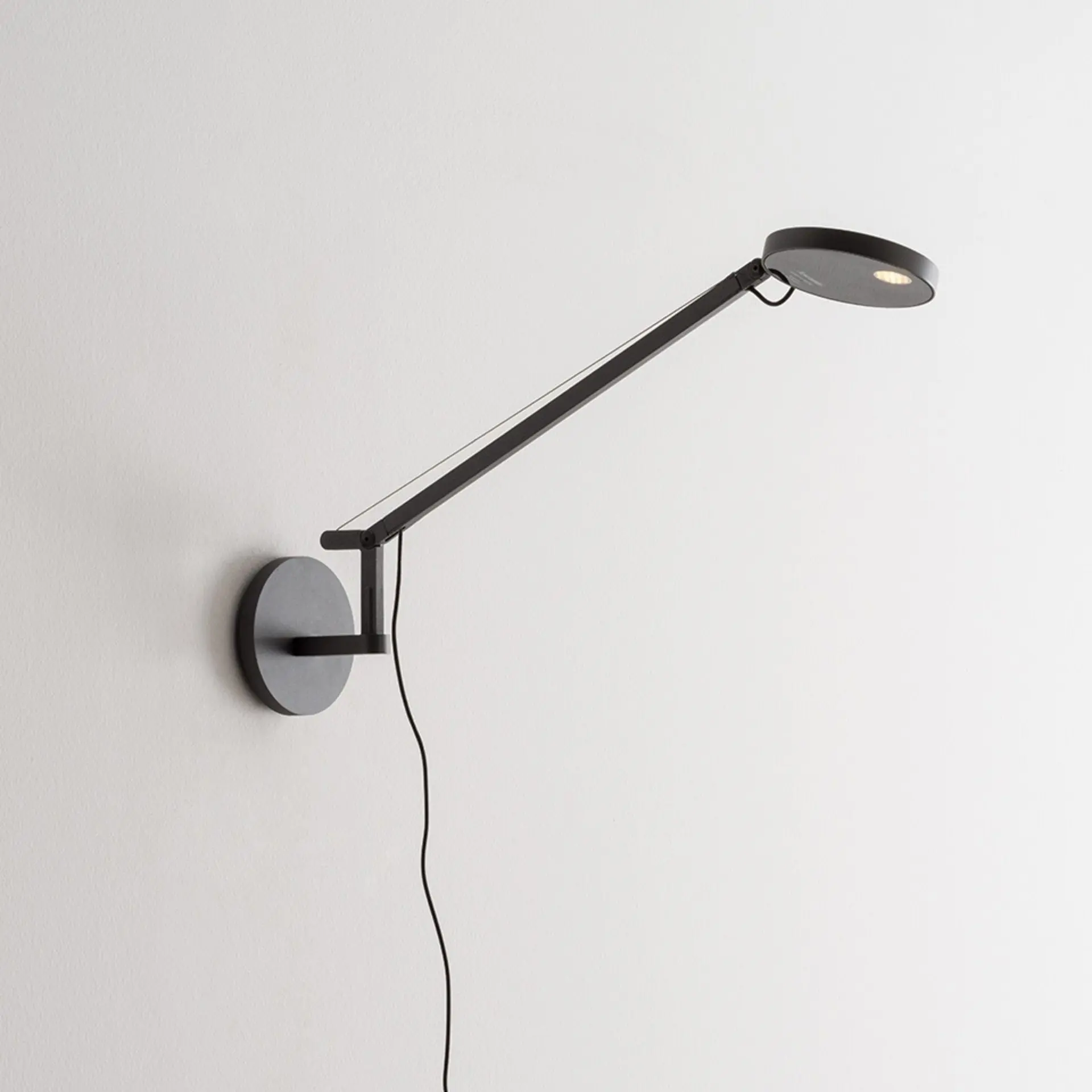 Artemide nástěnné svítidlo Demetra Micro 6 W 3000K stmívatelné antracit