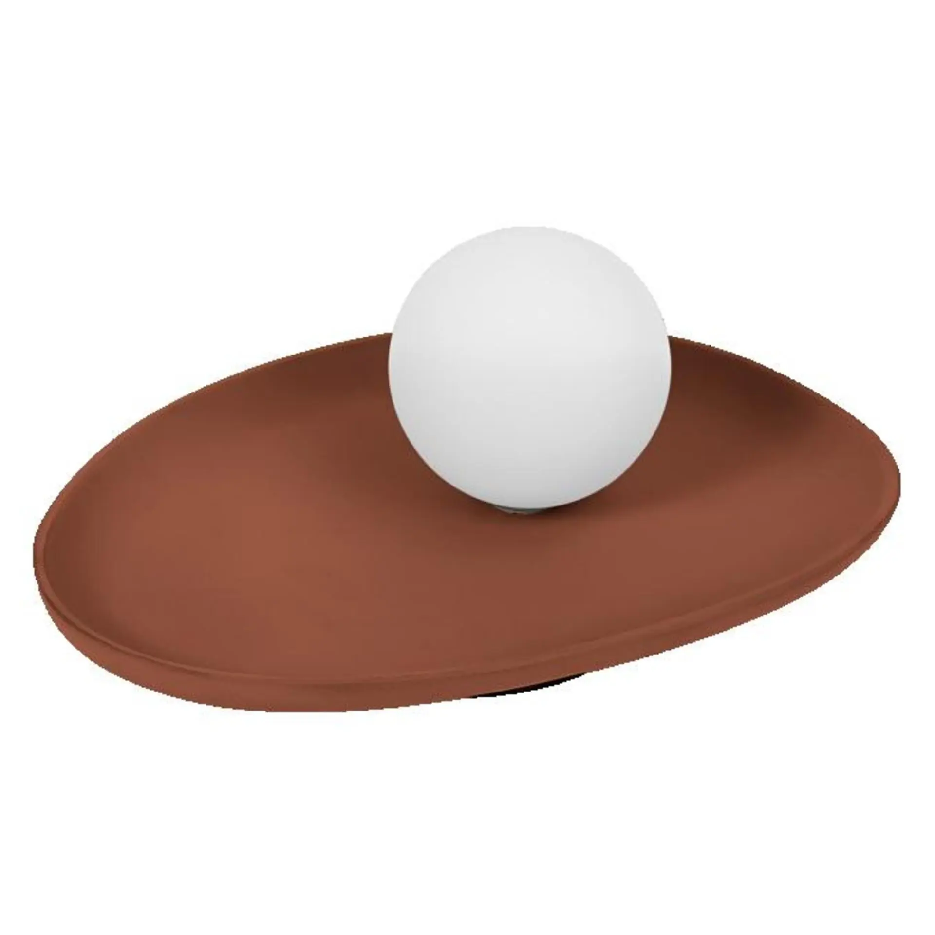 LEDVANCE stolní lampa Clay Nest 1xG9 hnědá 4058075841123