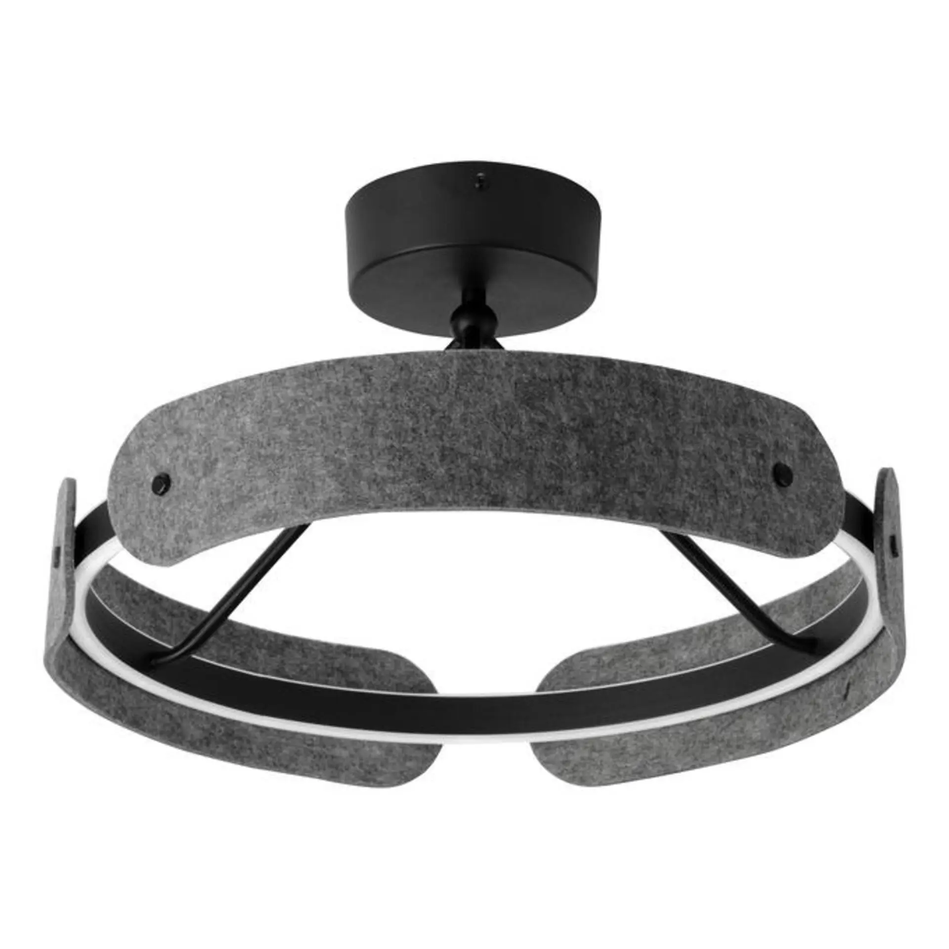 LEDVANCE stropní svítidlo Decor Curve Felt 33 W 220-240 V 3000 K tmavě šedé