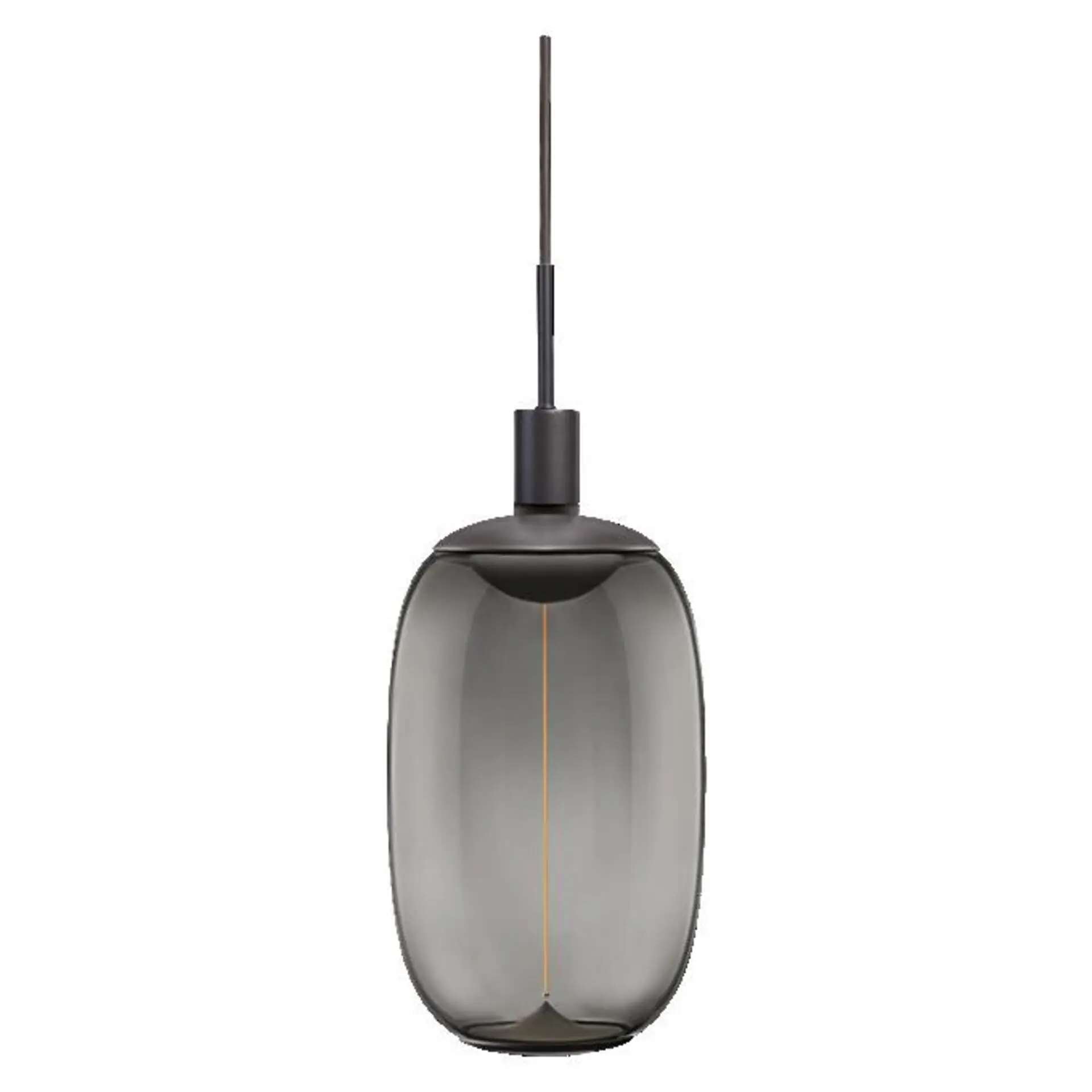 Vintage tmavě šedé závěsné svítidlo E27 PENDULUM NEEDLE OSRAM