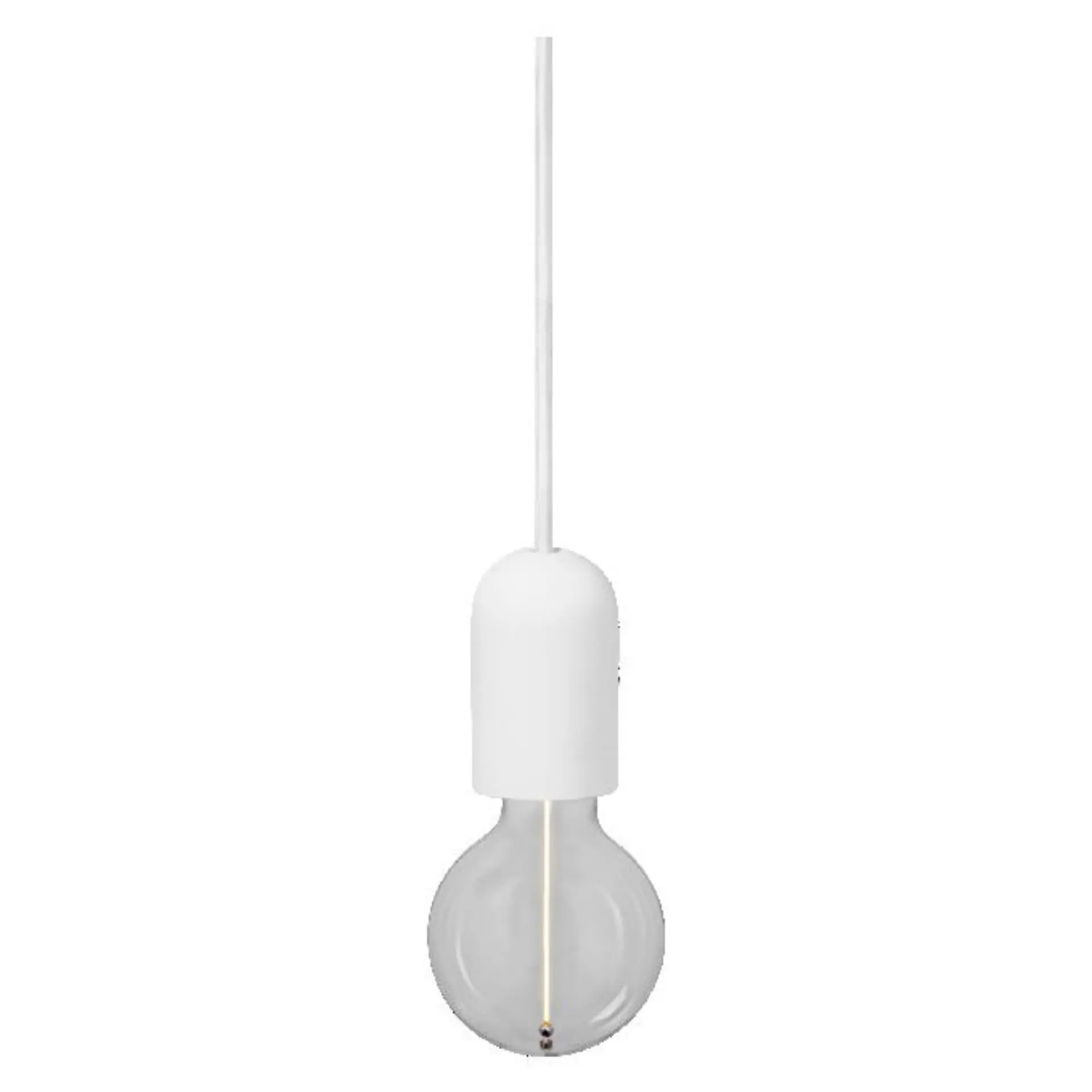LEDVANCE závěsné svítidlo Vintage 1906 PenduLum Round E27 220-240 V bílá