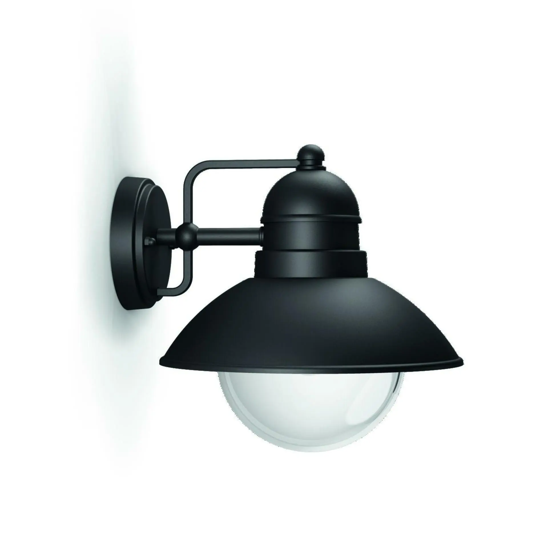 Philips myGarden - Nástěnné venkovní svítidlo 22x22 cm, E27, černá 915005309101