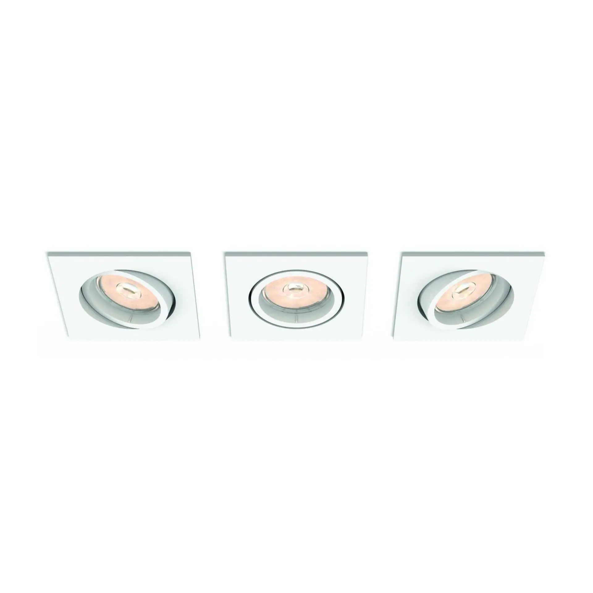 PH 50193/31/PN Zapuštěné bodové podhledové svítidlo Philips Enneper set 3ks 50193/31/PN bílé - PHILIPS (915005418401)
