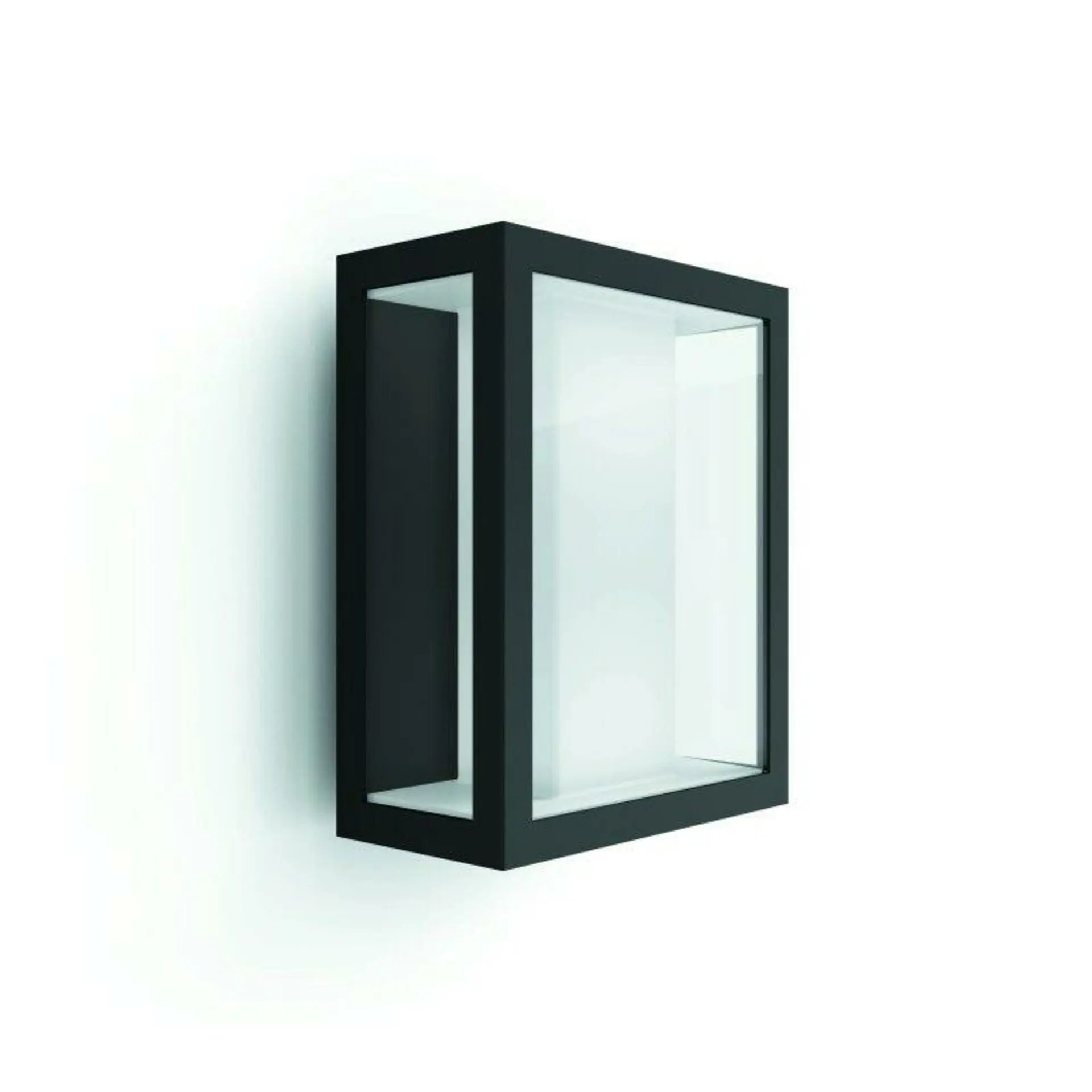 Philips Hue Impress - Chytré nástěnné venkovní LED svítidlo, 24x19 cm, černá 915005730801
