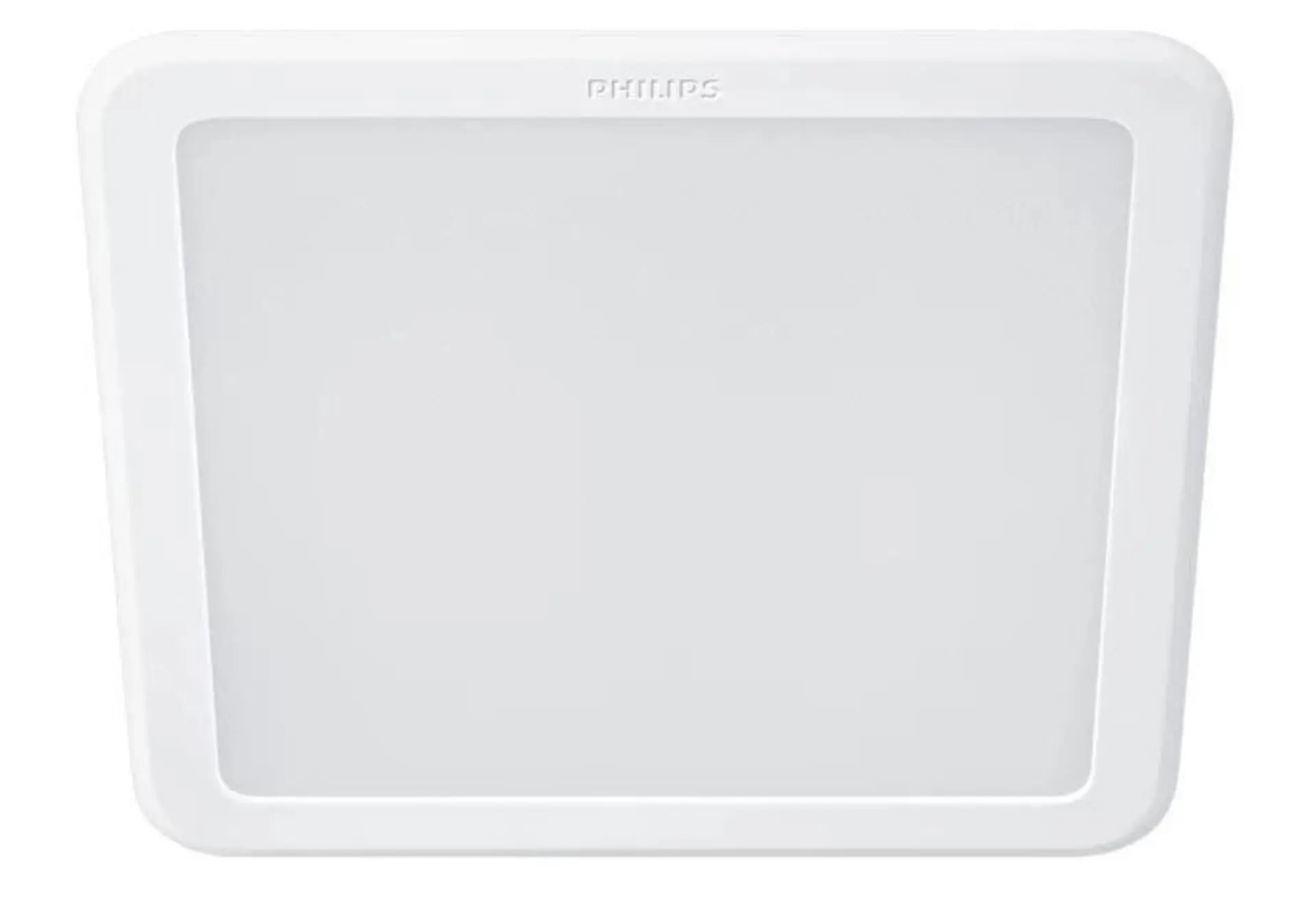 Philips Meson podhledové LED svítidlo 16,5W 1660lm 3000K 16,5cm hranaté IP20, bílé