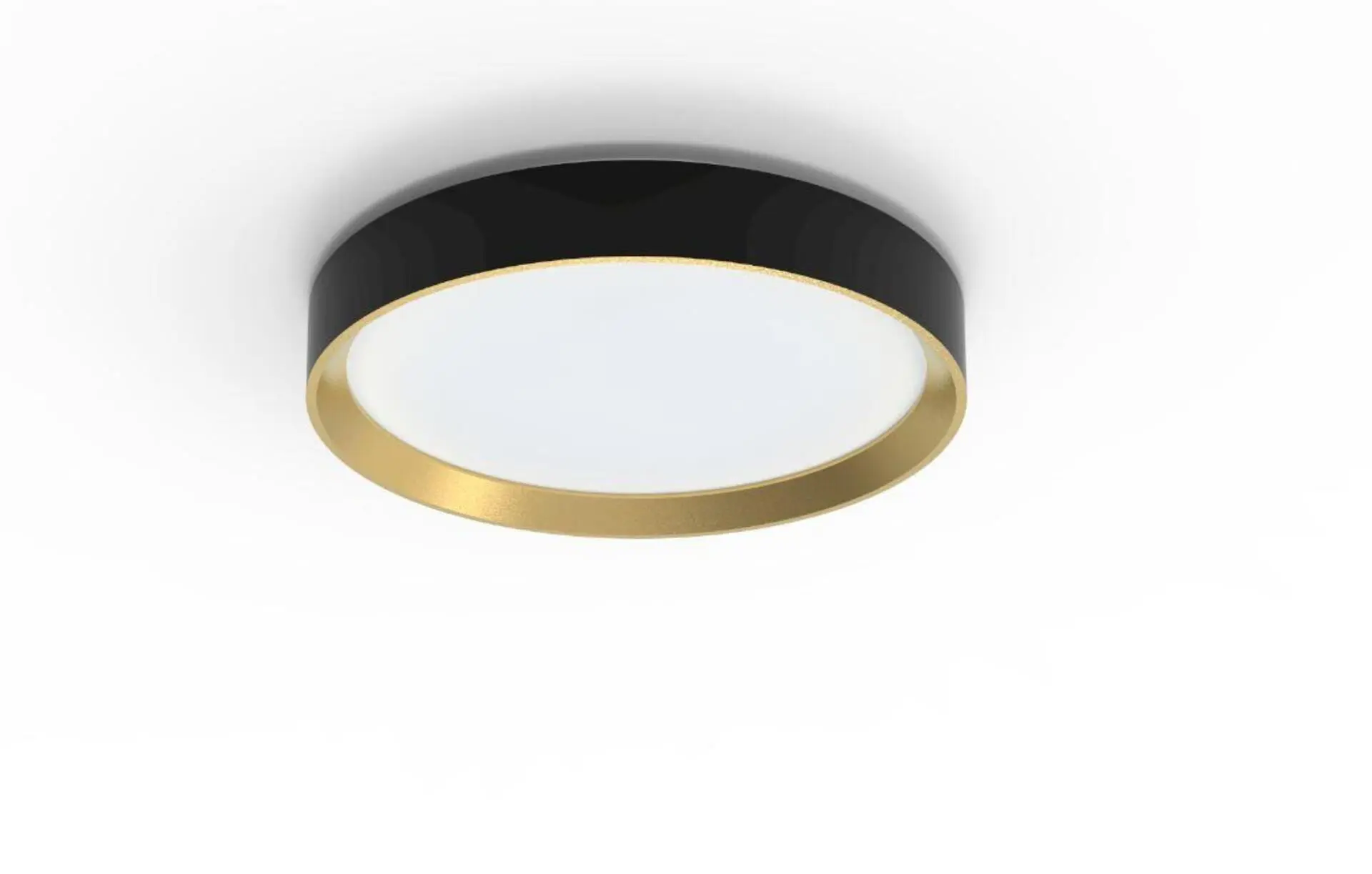 Philips Hanno stropní svítidlo LED 24W 2800lm 4000K SceneSwitch CRI80 38cm kulaté IP20, černá/zlatá