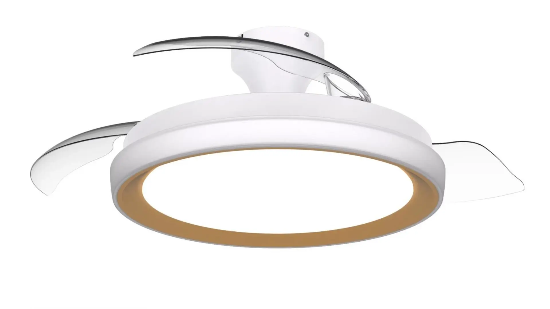 Philips Bliss DC stropní ventilátor a svítidlo 28W+35W zlatý