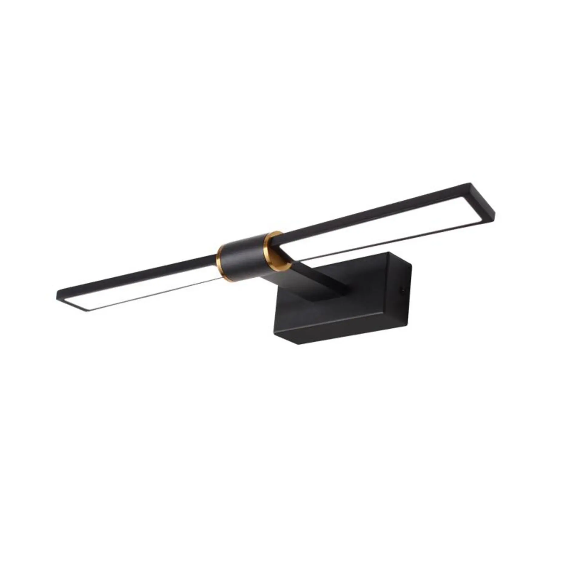 ACA Lighting nástěnné svítidlo PAPIGION LED 8W 520lm 3000K černá hliník 410mm PN1403LEDW41BK