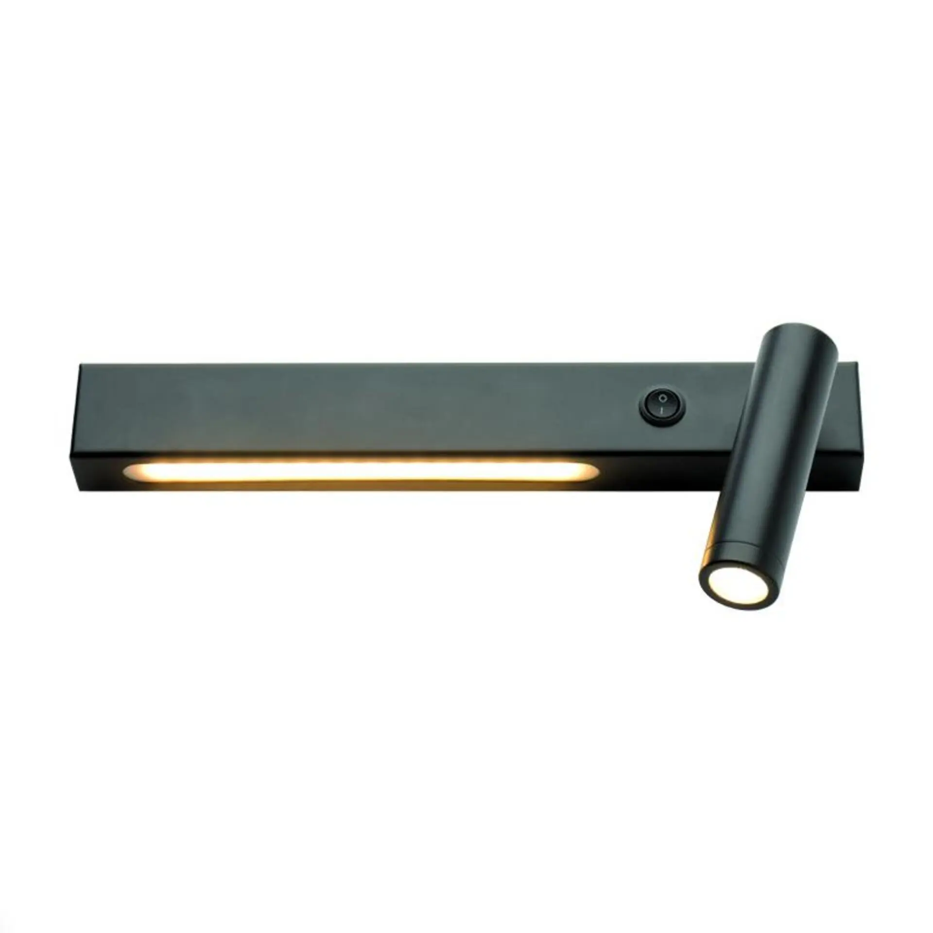 ACA Lighting nástěnné svítidlo LED 13W 3200K 980lm černé kov 280x40 mm pravé SF2110LEDBKR