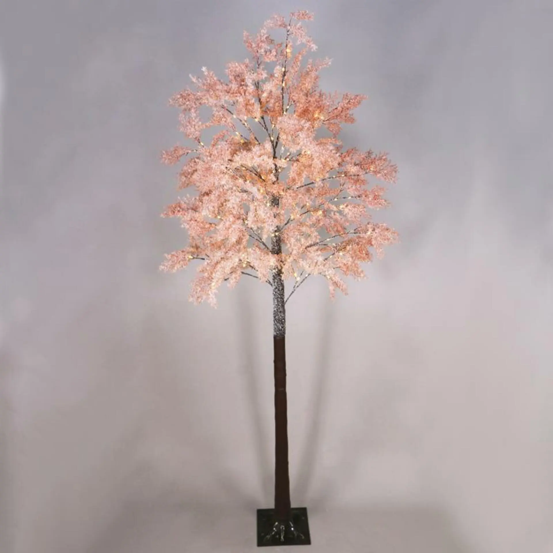 ACA Lighting zasněžený stromeček 160 WW LED 220-240V IP44 240cm stojan 26x26cm 3m napájecí kabel X10160145