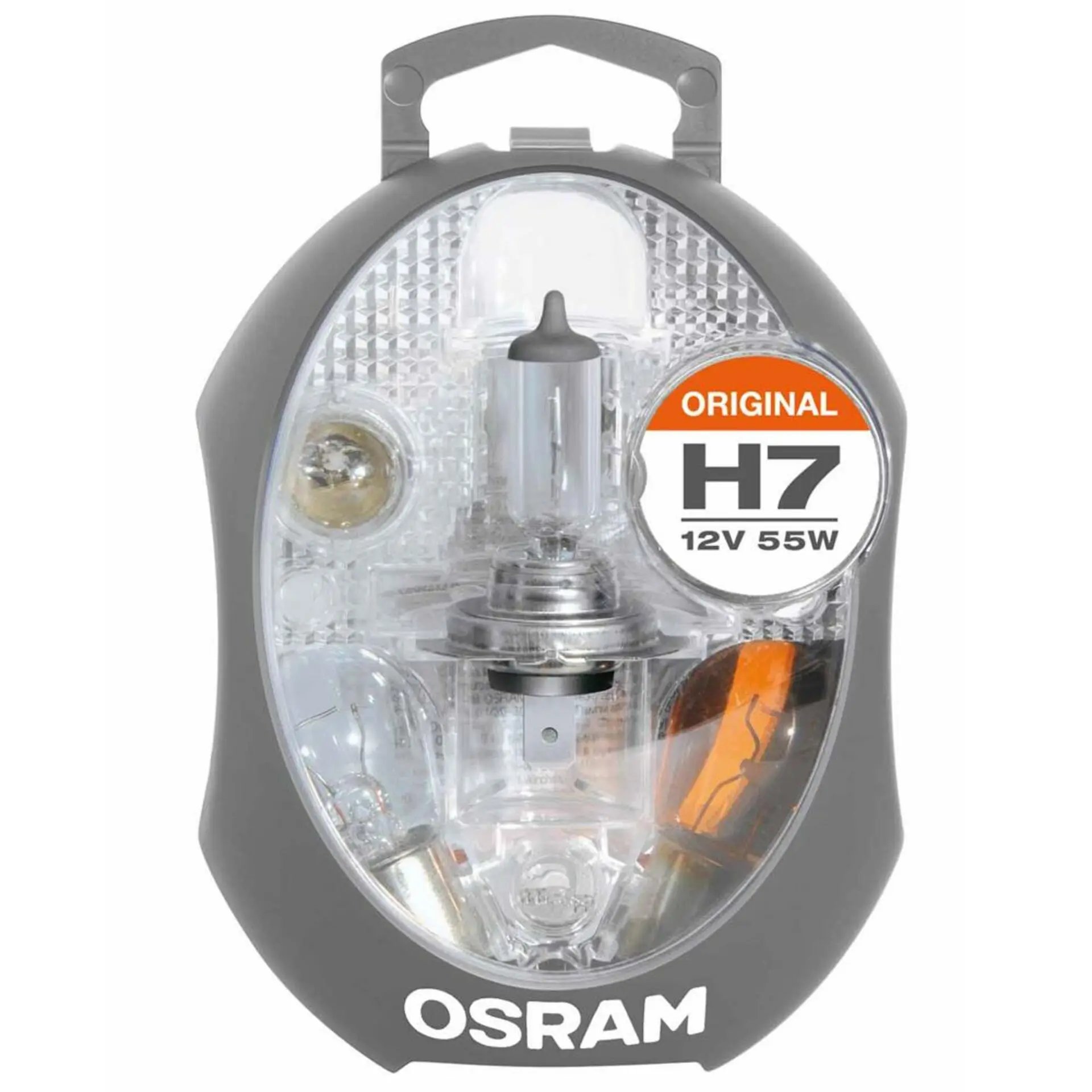 Žárovky a pojistky do auta, H7 12V 55W, sada 9 dílů - OSRAM Eurobox
