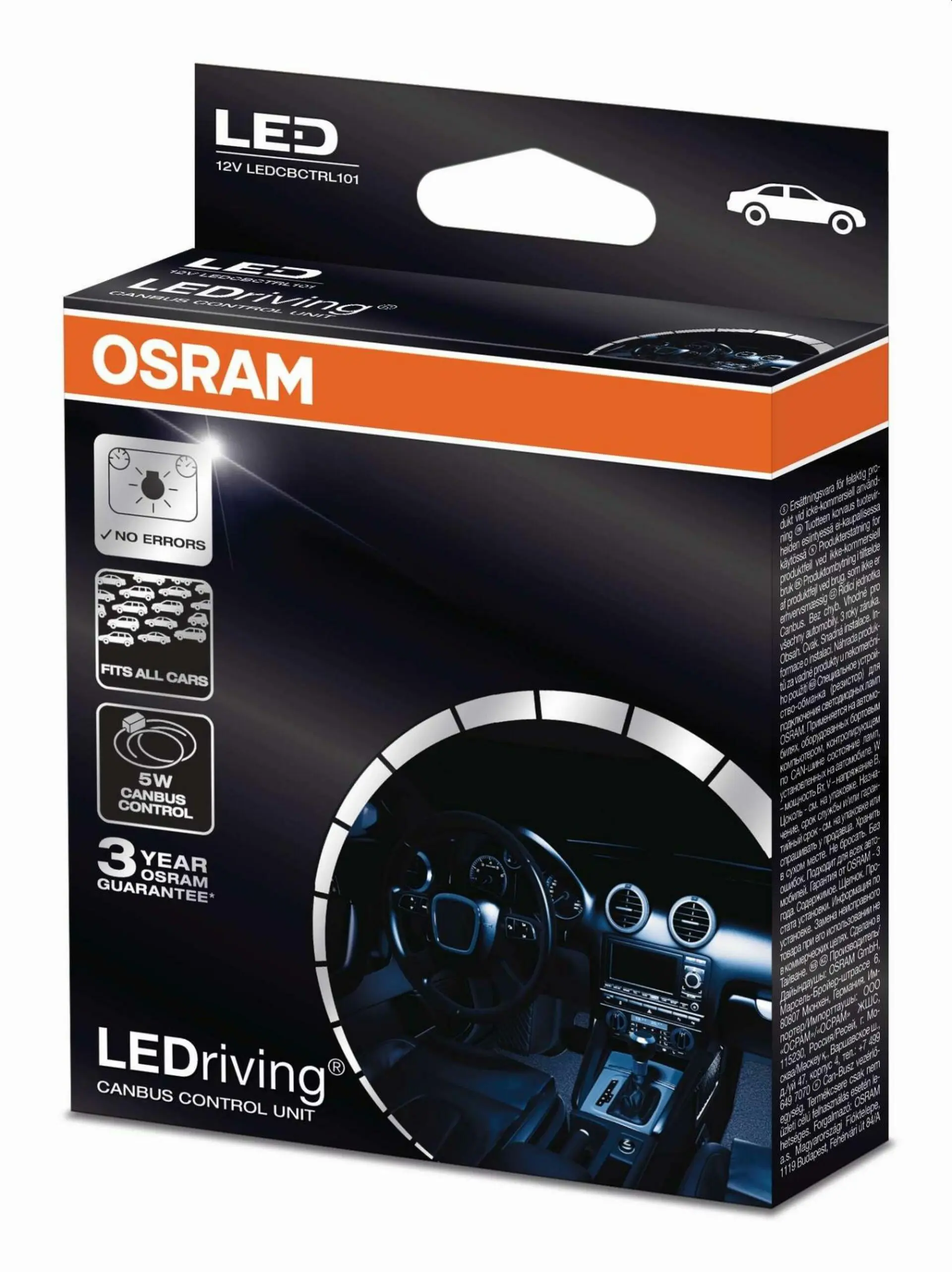 Sada kabelů OSRAM LEDriving CANBUS CONTROL UNIT LEDCBCTRL101