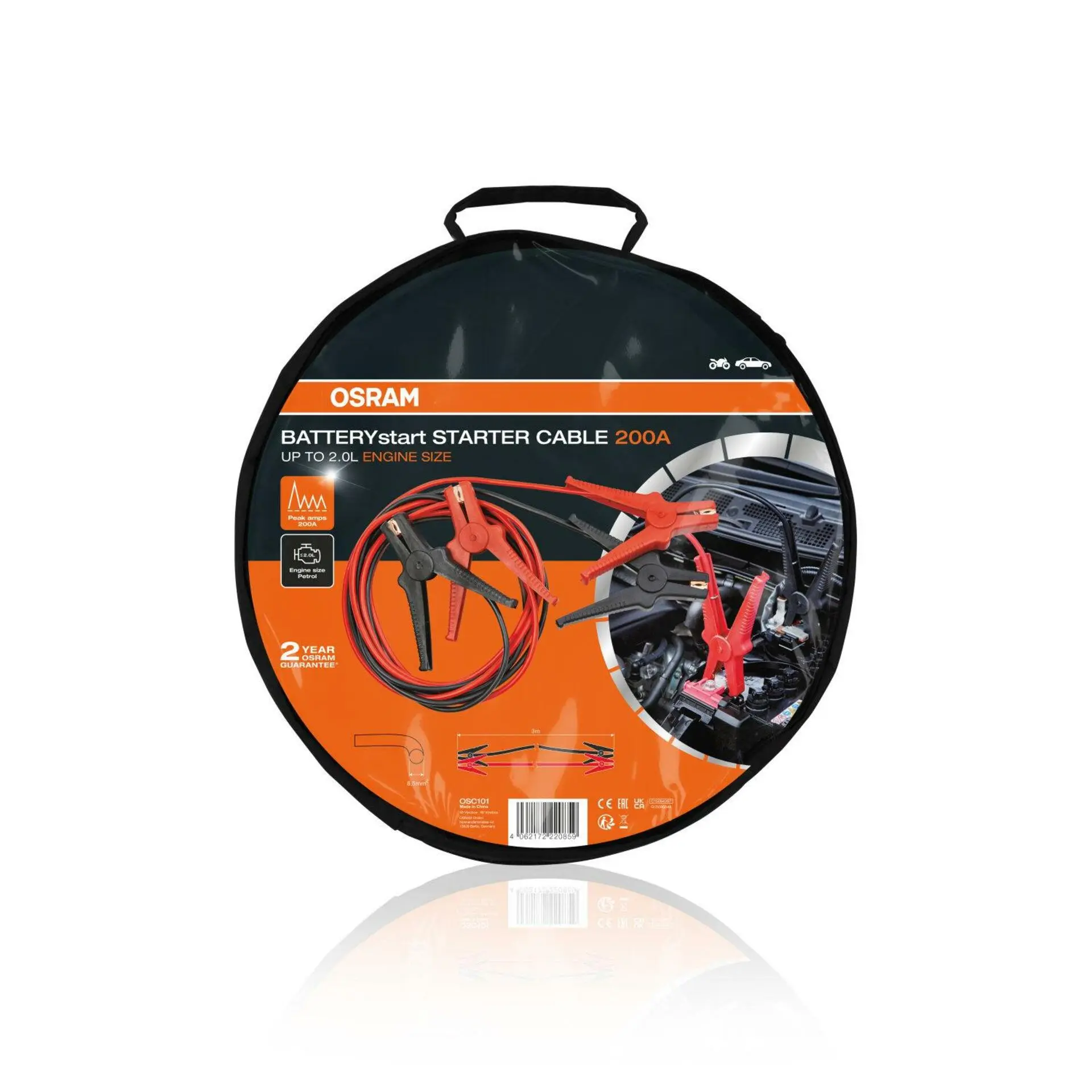 Startovací kabely 200A OSRAM OSC101 OSC101