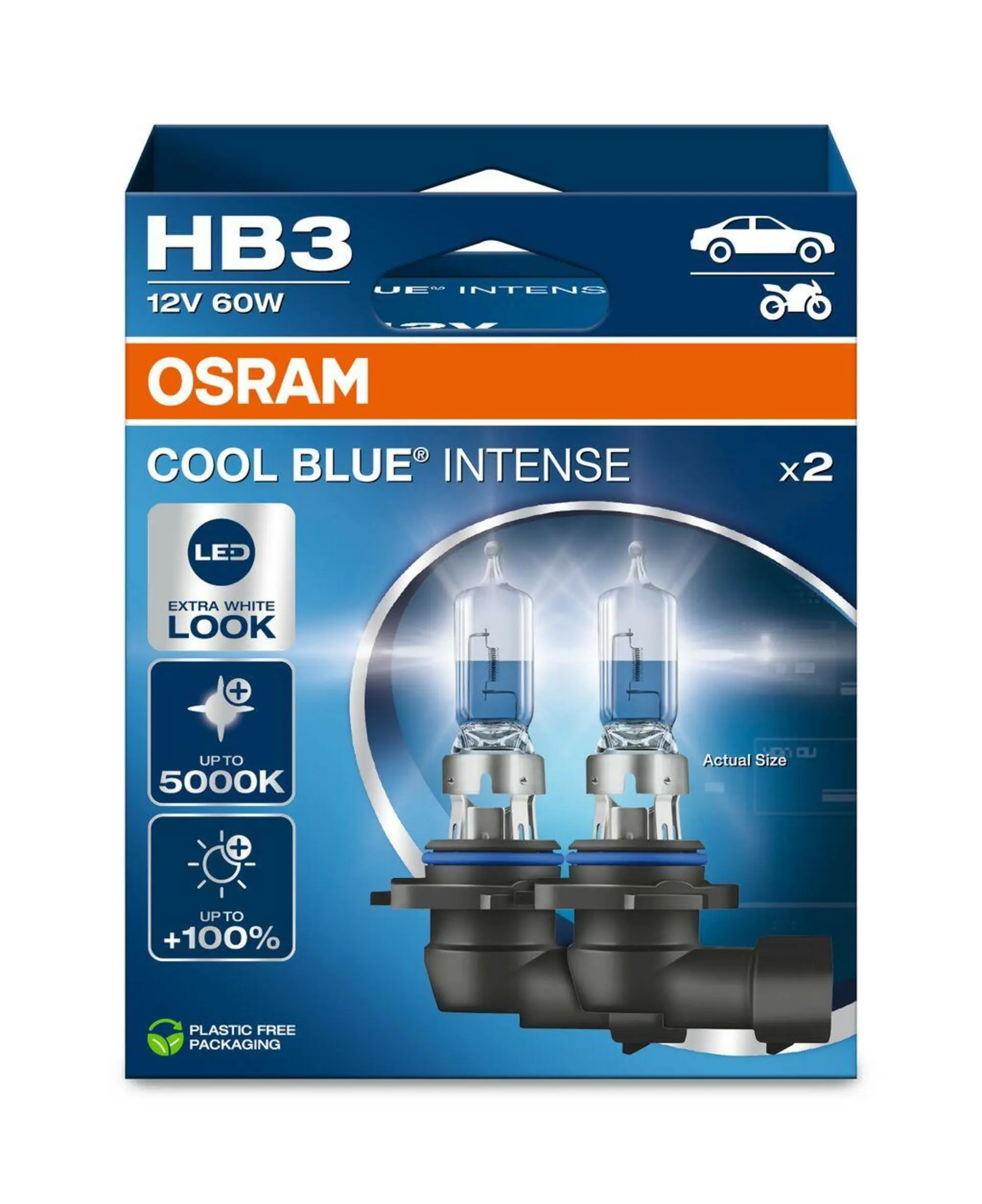 Cool Blue® Intense (Next Gen) HB3 12V 60W OSRAM 9005CBN-2HB 9005CBN-2HB