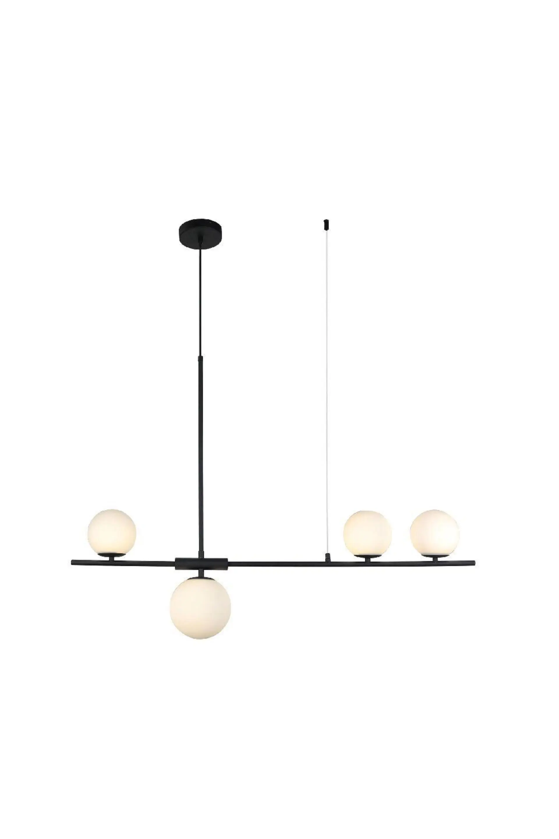 AZzardo SANTANDER závěsné svítidlo 4x G9 24W 105cm IP20, černé