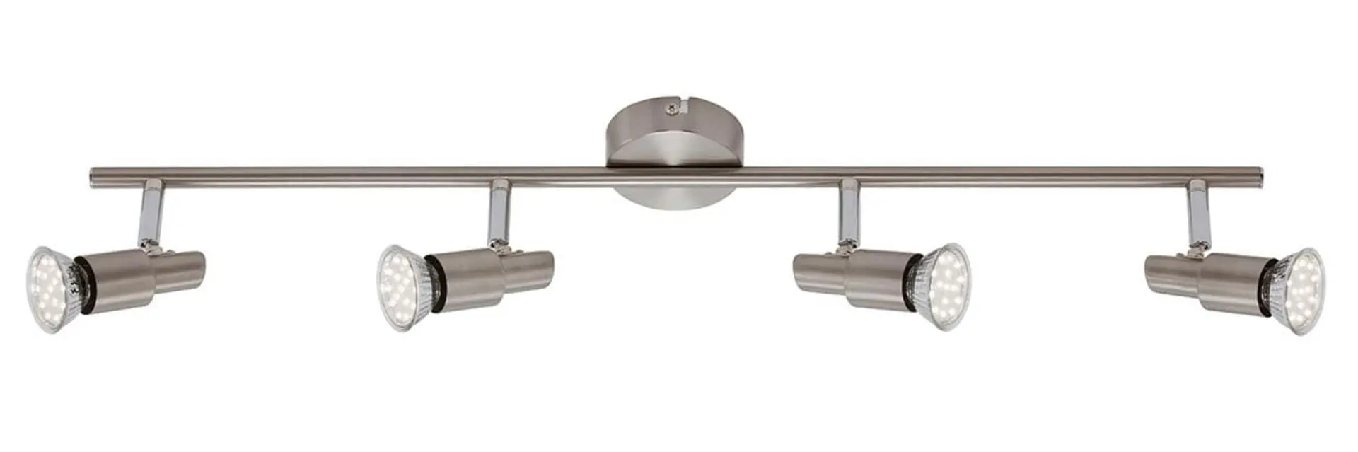BRI 2907-042 Bodové svítidlo 67,5 cm 4xGU10 12W 1120lm matný nikl - BRILONER