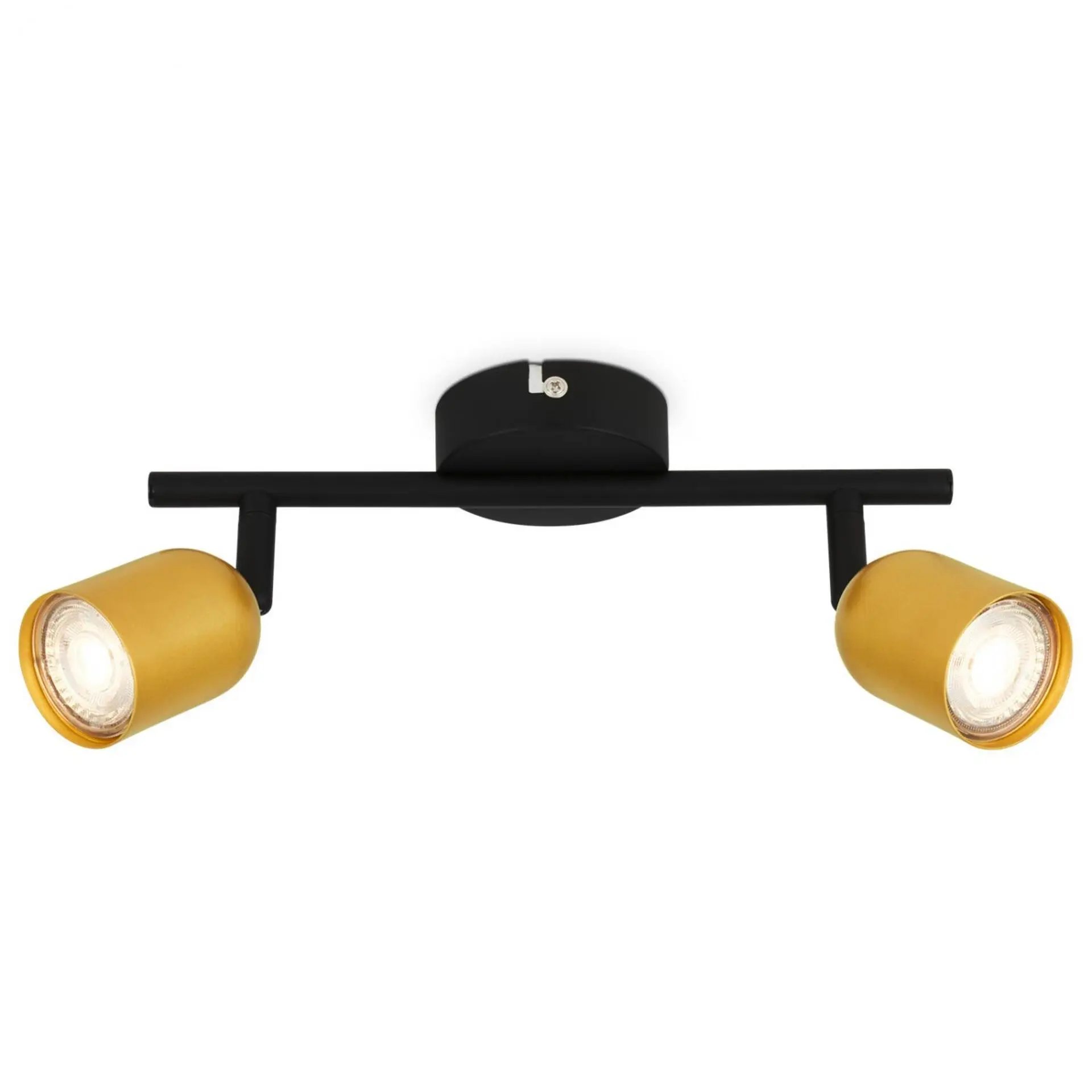 BRILONER Bodové svítidlo Spot, 27,5 cm, 2x GU10, max. 9W, černá/zlatá 2145027