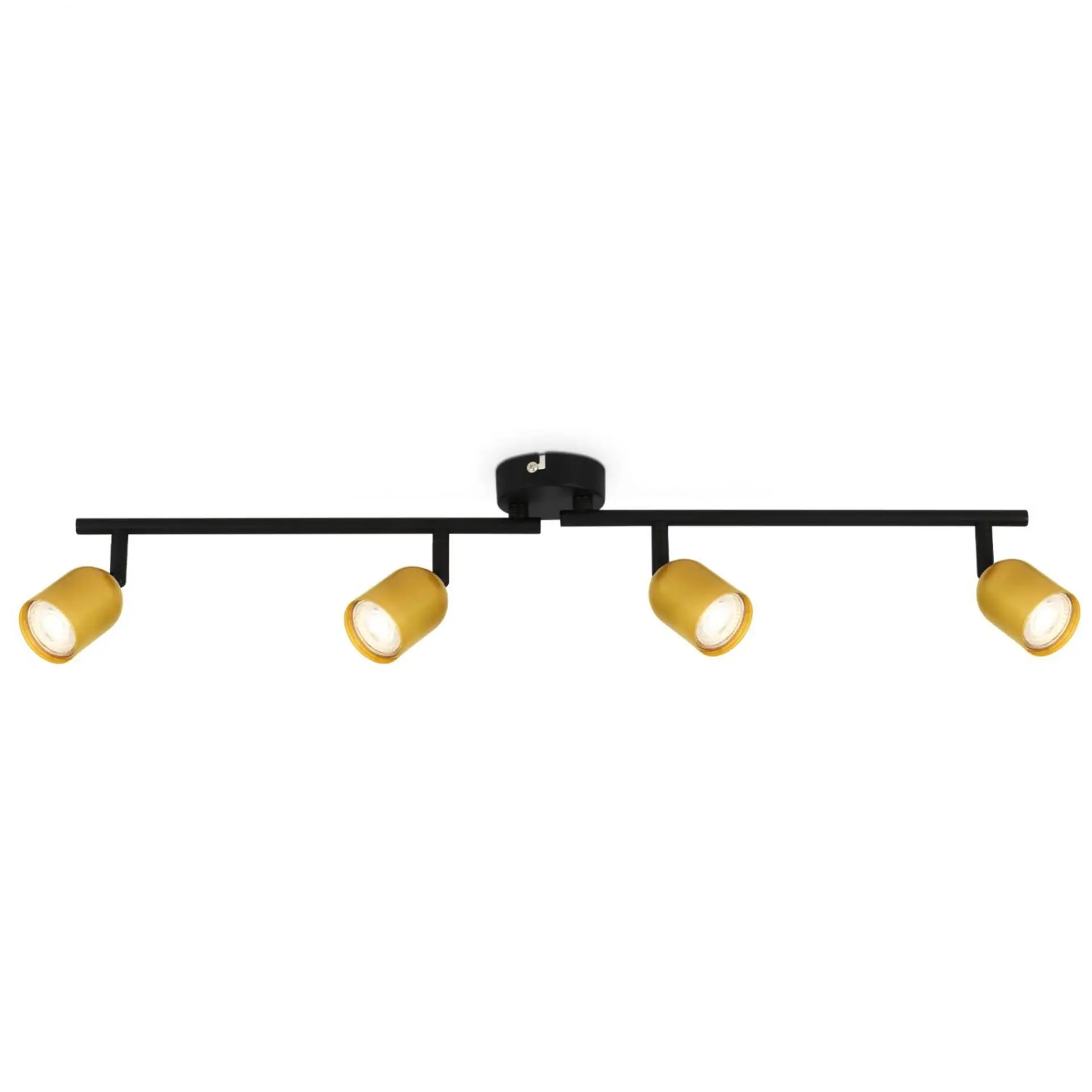 BRILONER Bodové svítidlo Spot, 70,5 cm, 4x GU10, max. 9W, černá/zlatá 2145047