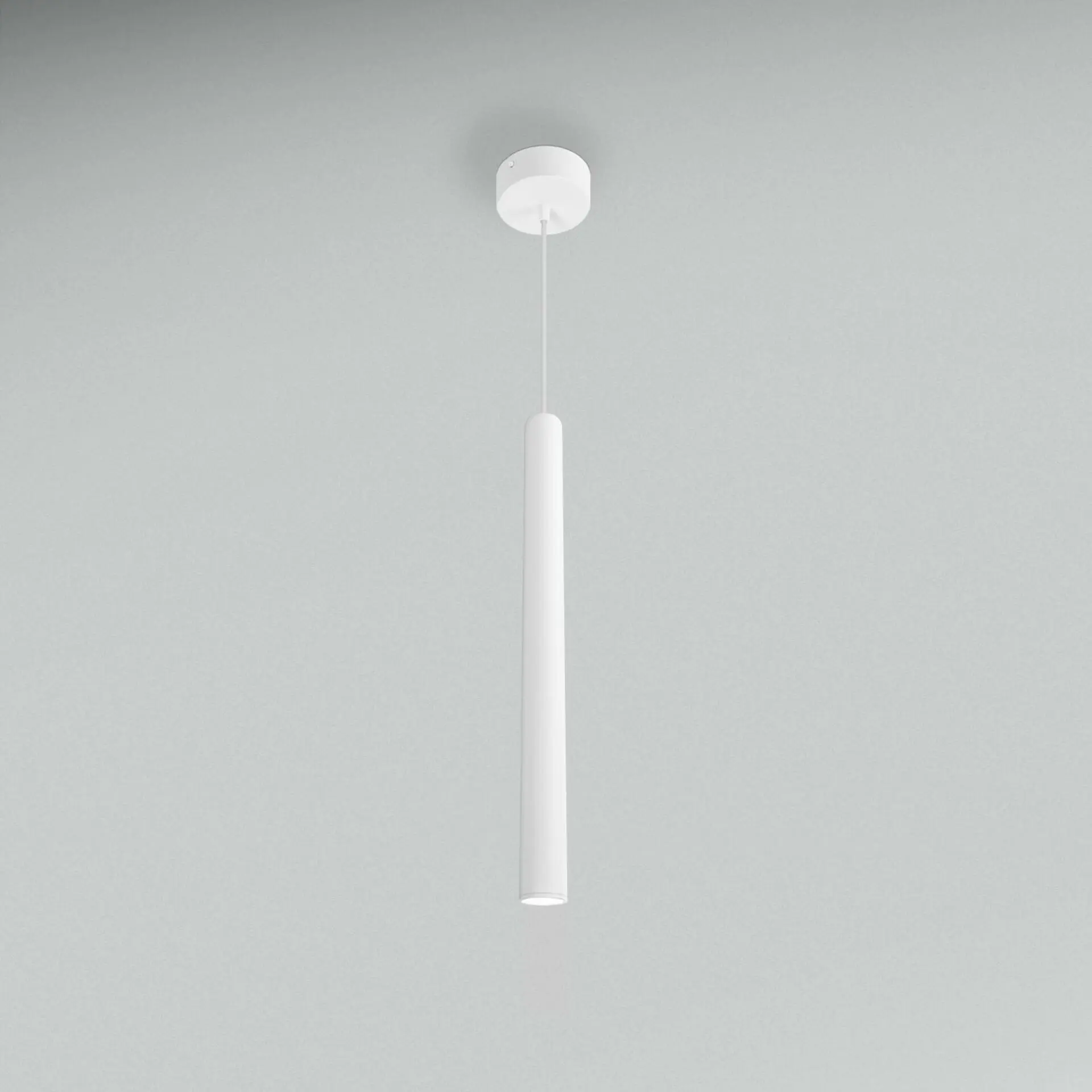 CENTURY Závěsné LED svítidlo STYLO válcové bílé 33x500mm 5W 230V 60d 4000K IP20 závěs 150cm