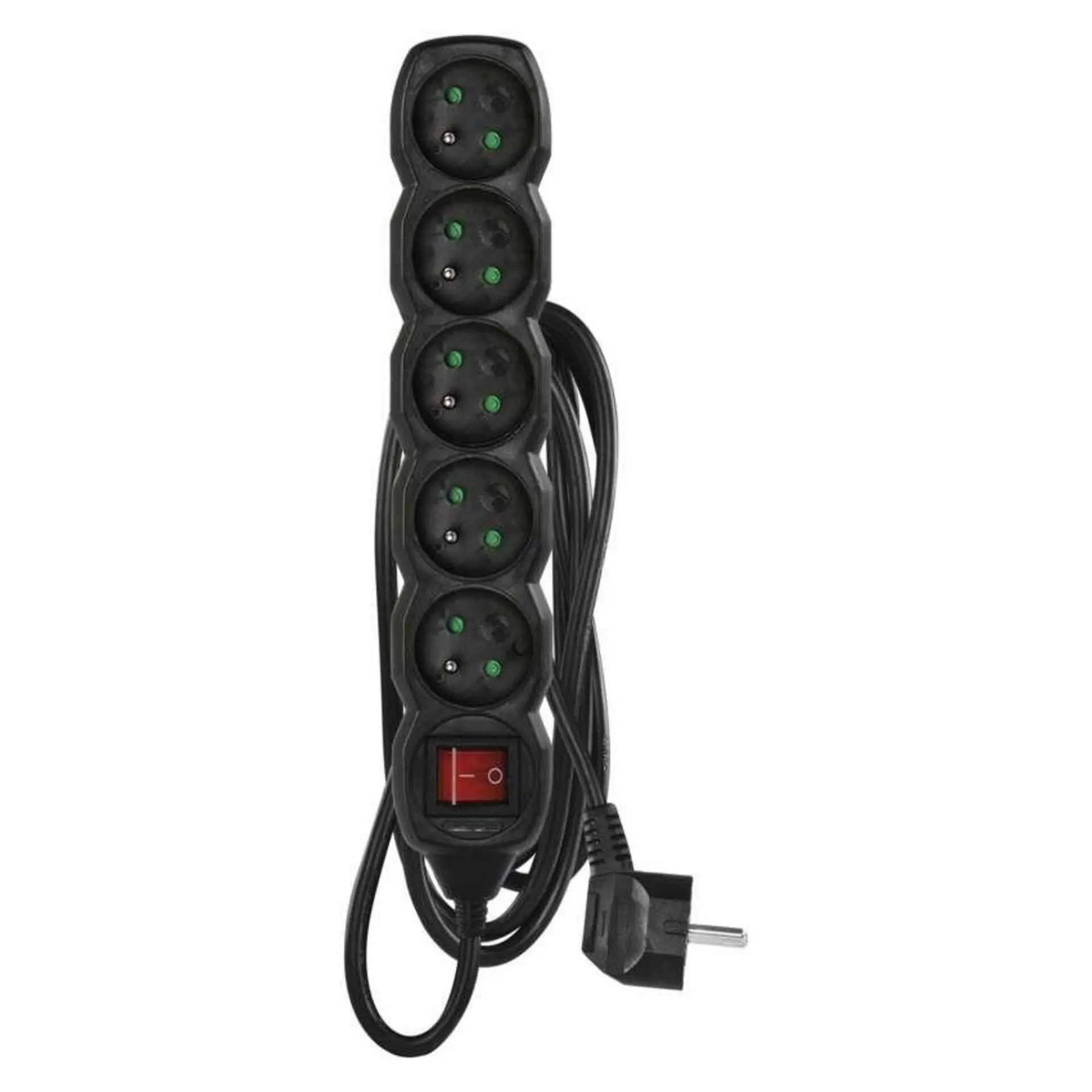 Prodlužovací přívod 5 zásuvek 2m EMOS PC1512